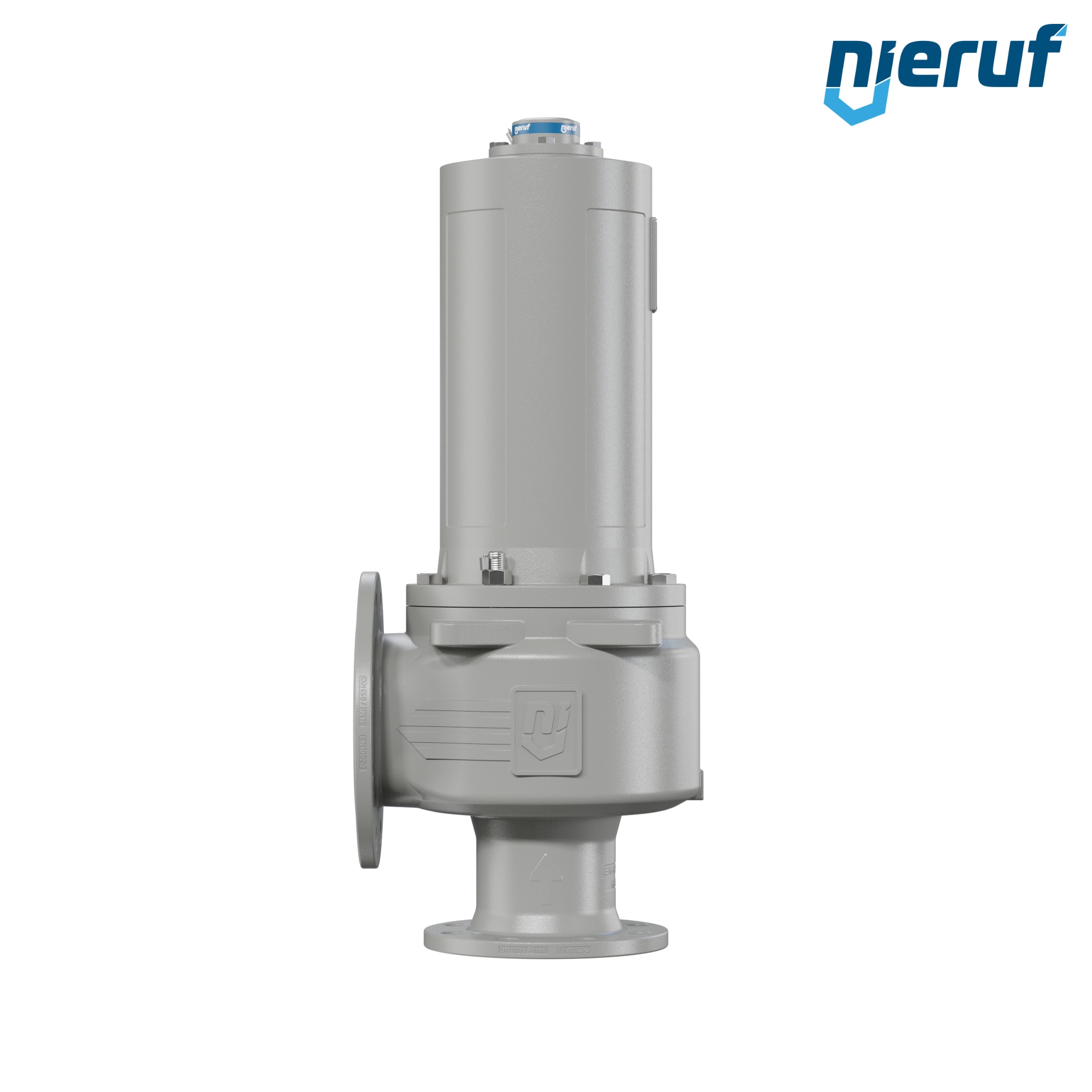 valvola di sicurezza flangiata DN100/DN150 SF06, cappello della molla a tenuta di gas (antigas) PTFE, senza dispositivo di sollevamento