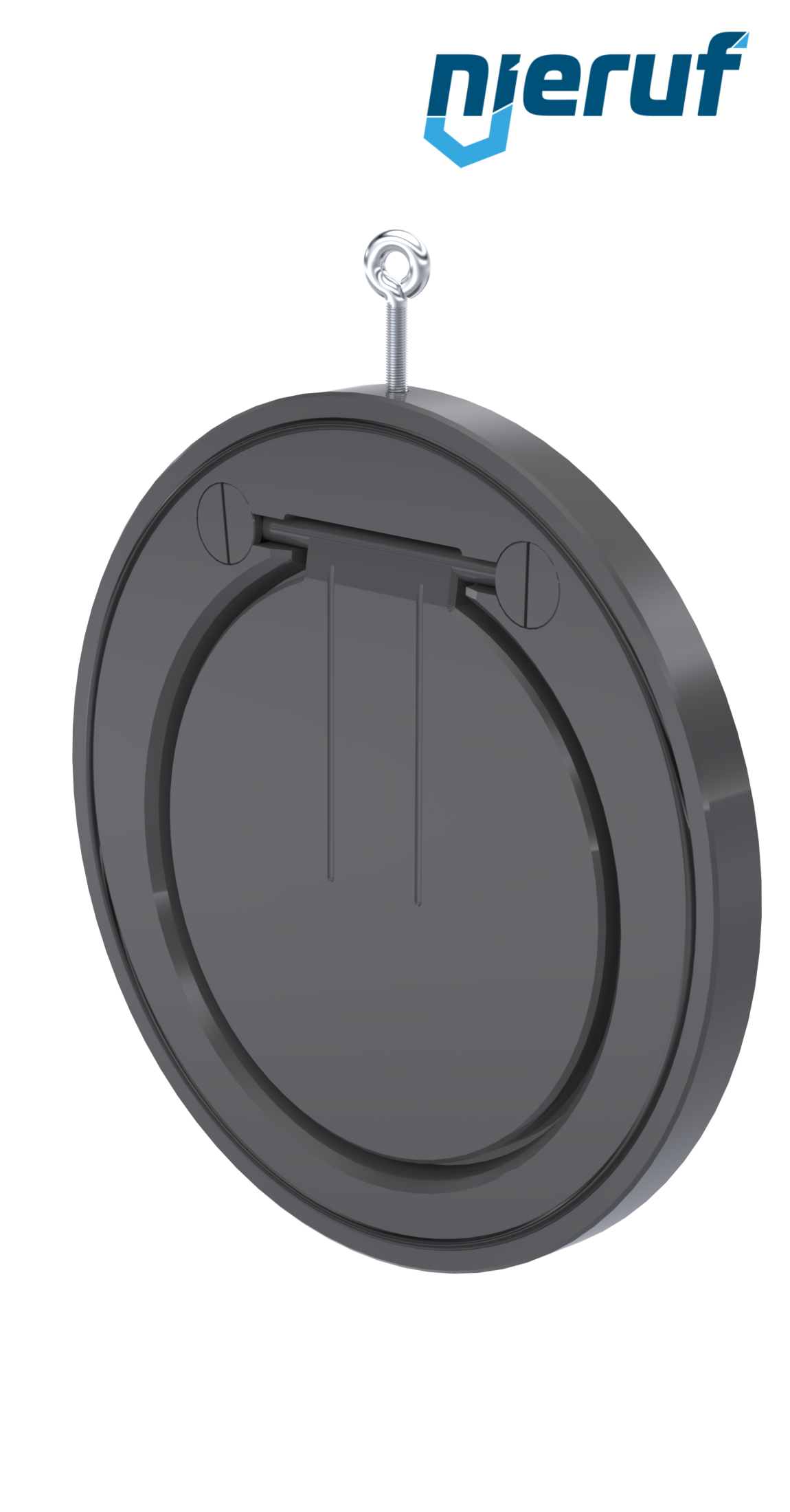 Zwischenflansch-Rückschlagklappe DN250 ZR05 Kunststoff PVC-U NBR