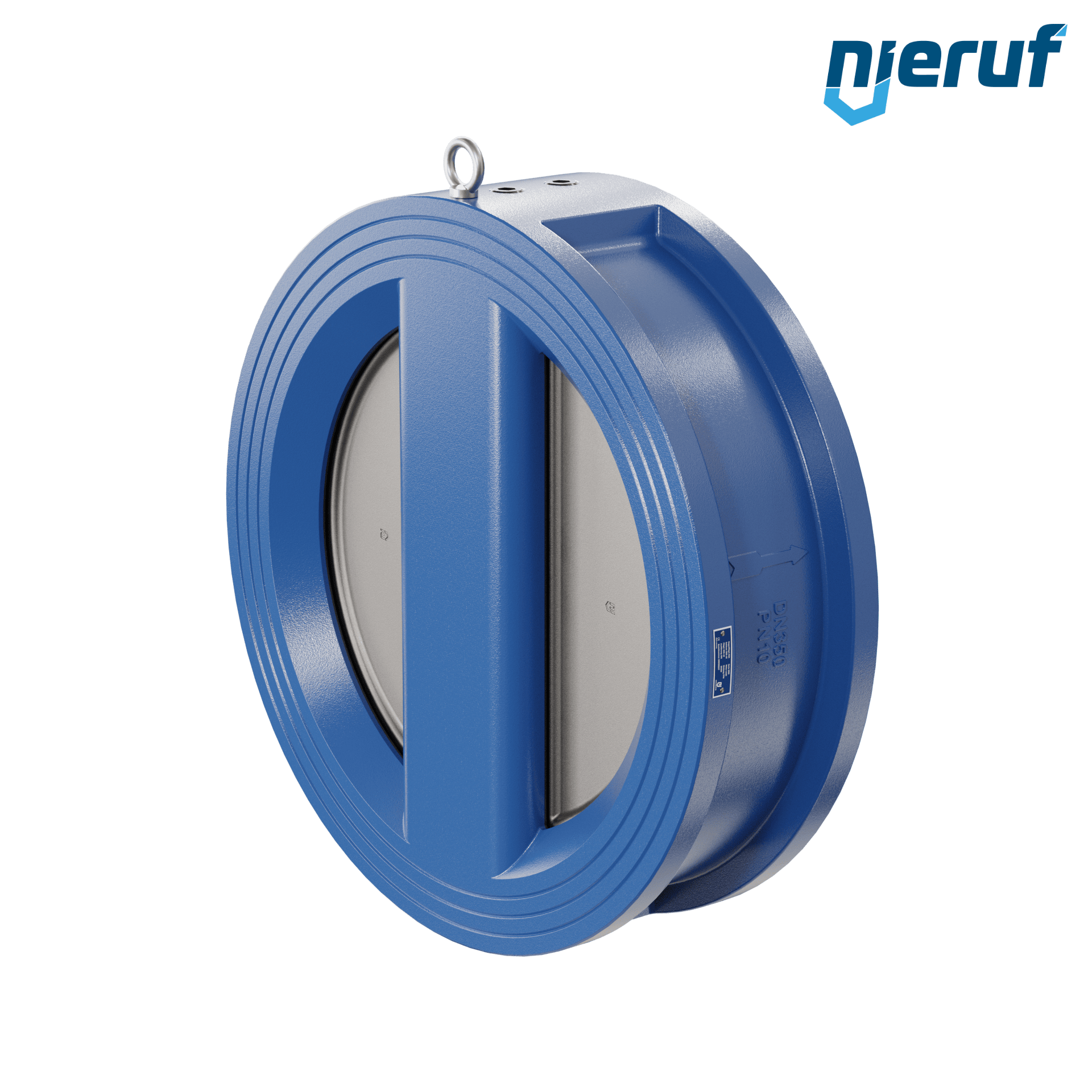 valvola di ritegno a doppio battente DN350 DR01 GGG40 FKM (Viton)