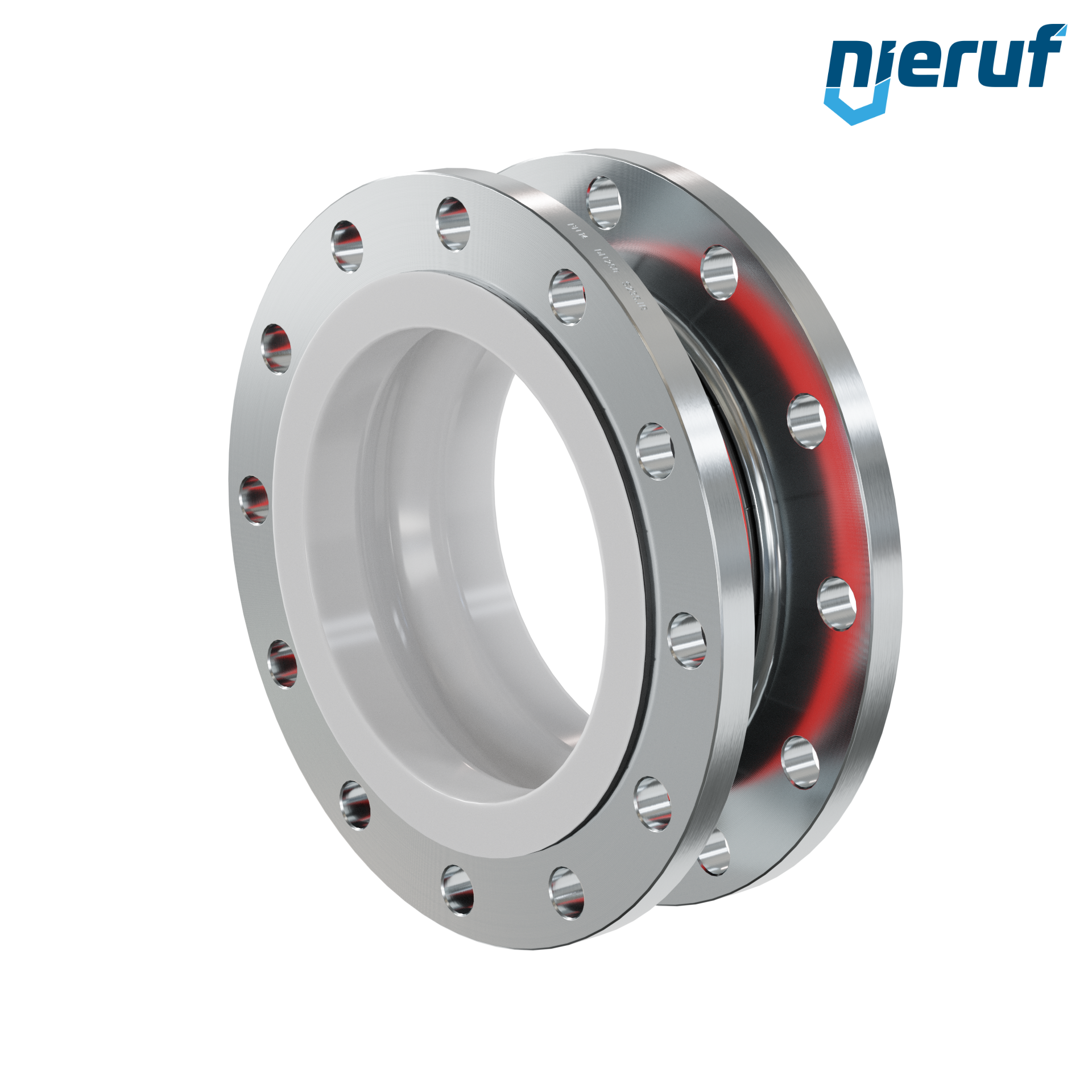 Compensatore rivestimento in PTFE DN250 PN16 versione KP04 flange in acciaio EPDM