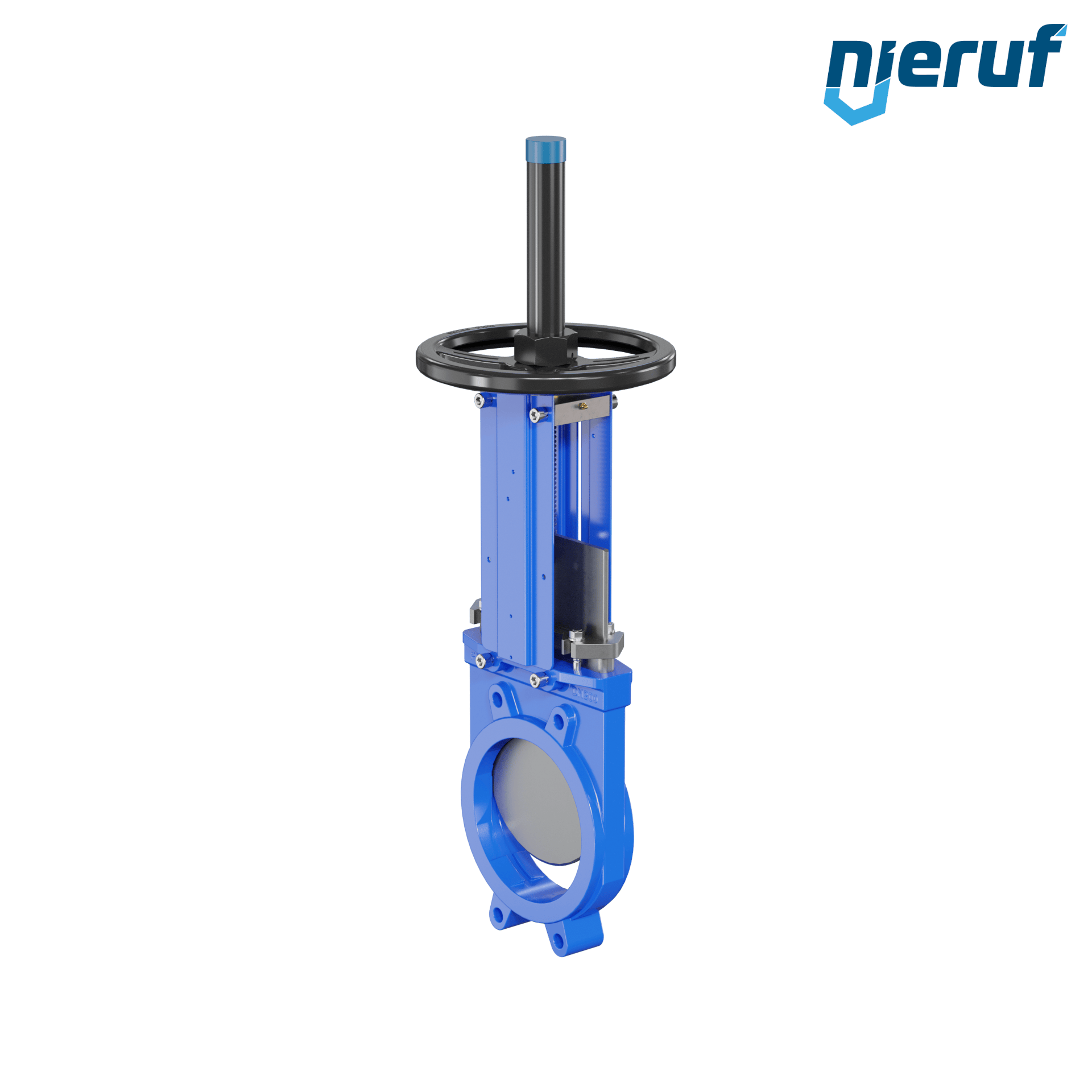 valvola a ghigliottina DN 200 SR02 NBR manovella / volante