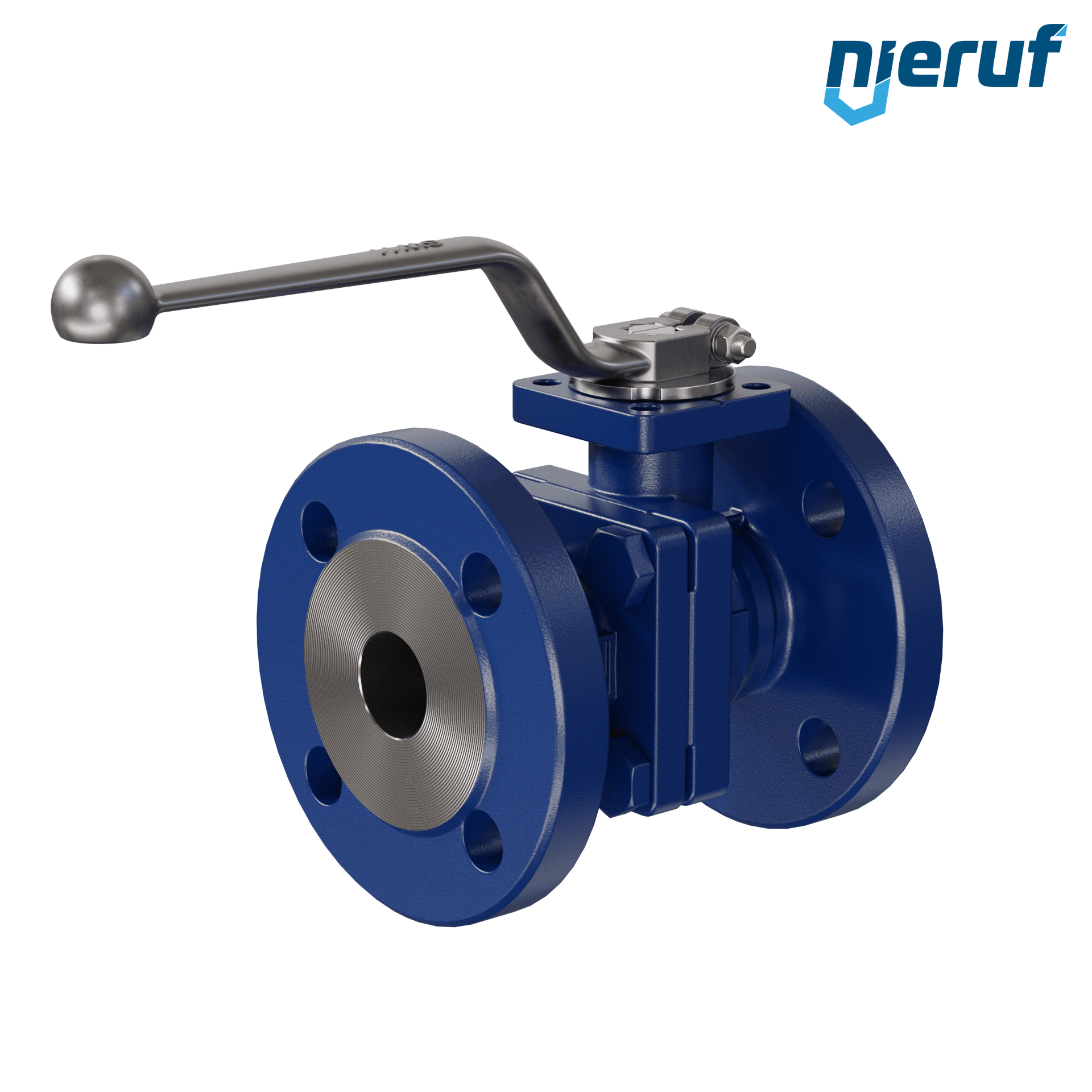 valvola a sfera flangiata per alte temperature FK12 DN25 PN40 in acciaio fuso 1.0619 fino a +25