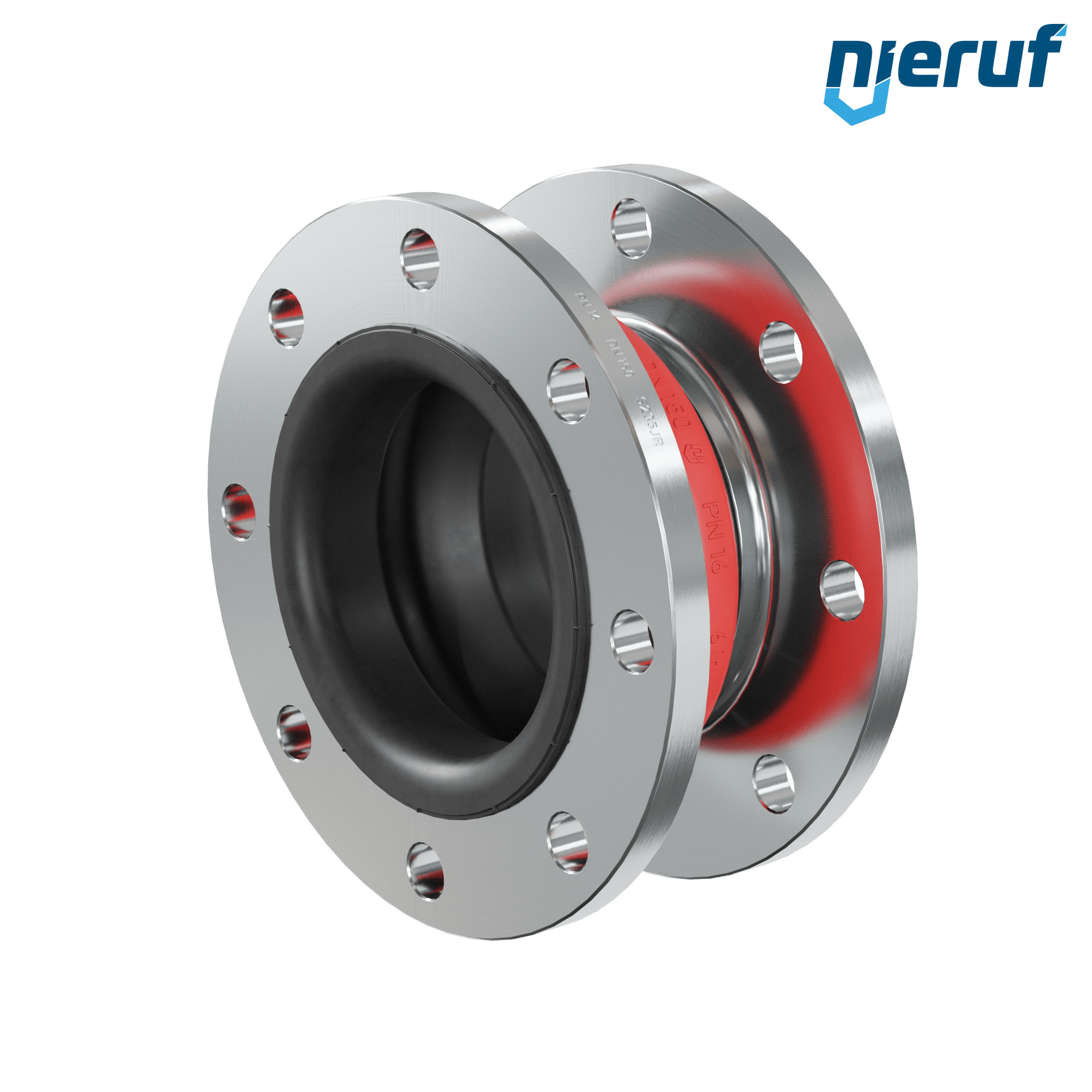 Compensatore DN150 tipo KP04 flange acciaio, manicotto EPDM