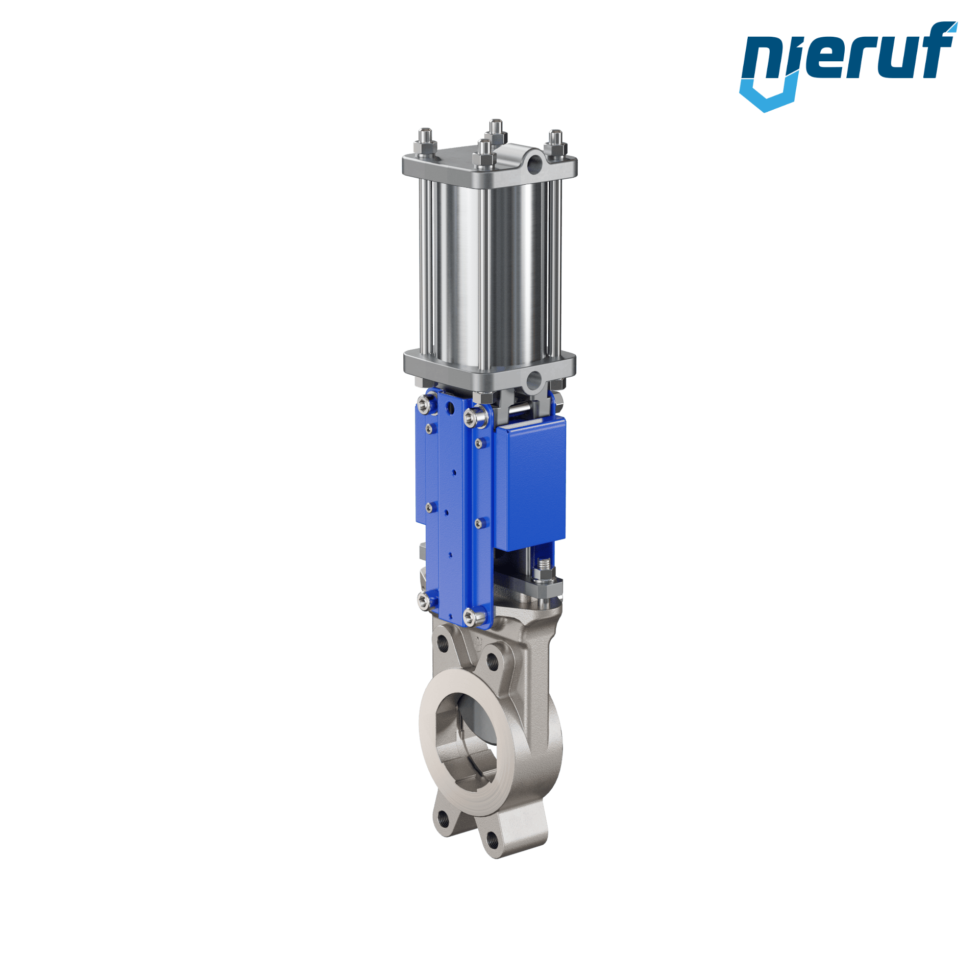 valvola a ghigliottina DN 80 SR03 EPDM attuatore pneumatico a doppio effetto