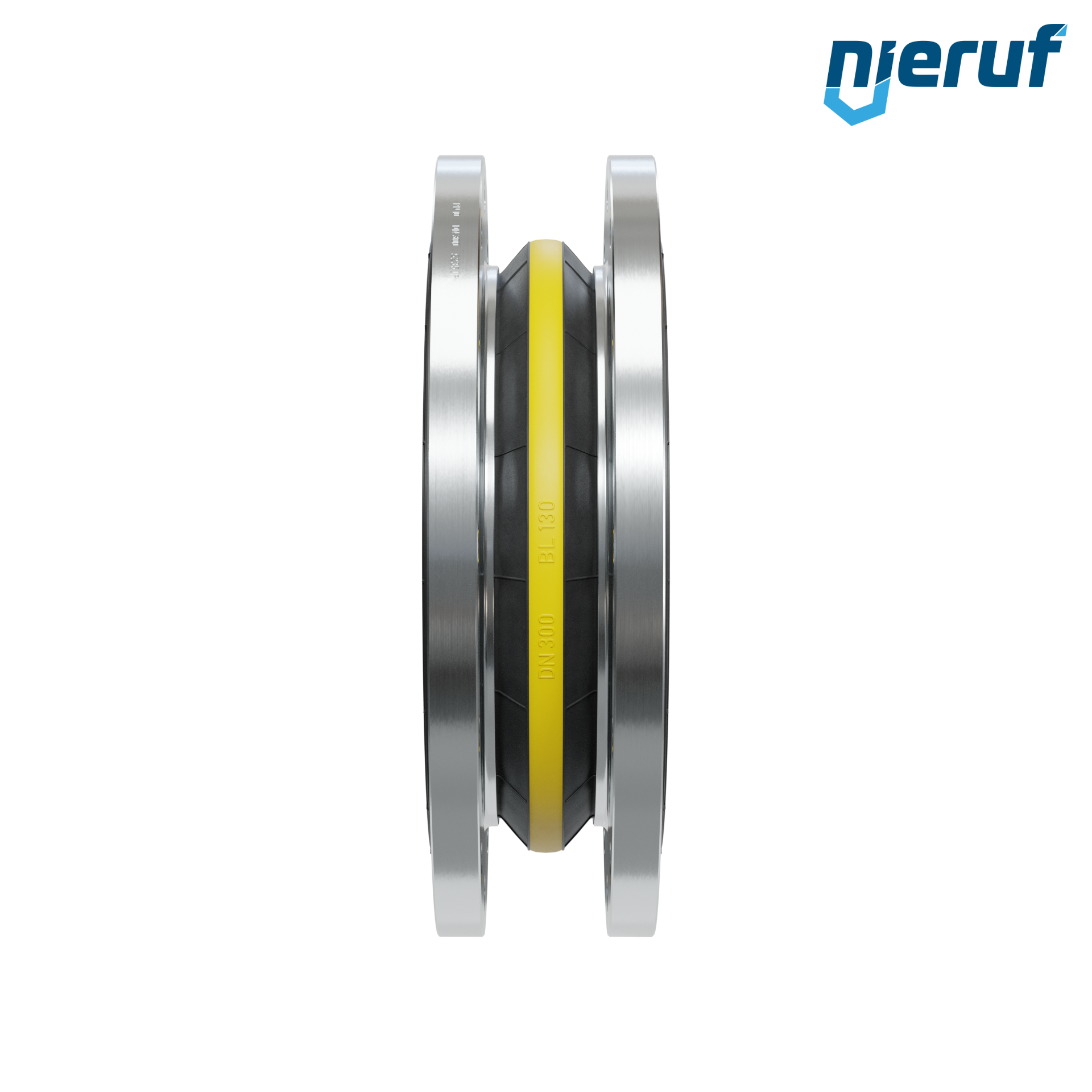 Compensatore o-ring di supporto per il vuoto DN300 versione KP04 flange in acciaio NBR