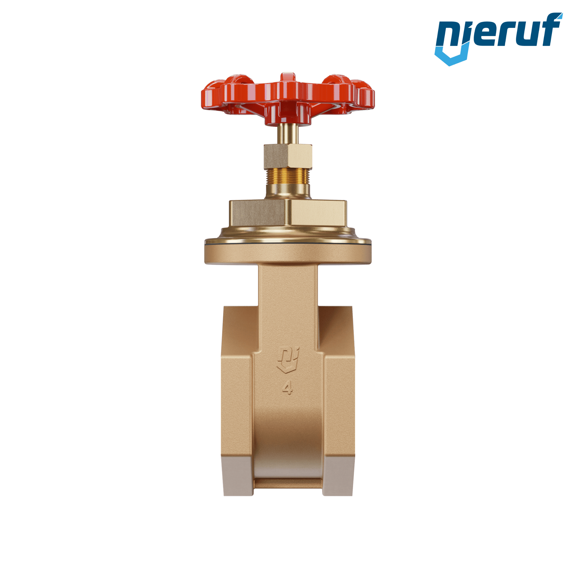 Valvola a ghigliottina filettata in bronzo AS07 DN100 - 4" PN16 EPDM