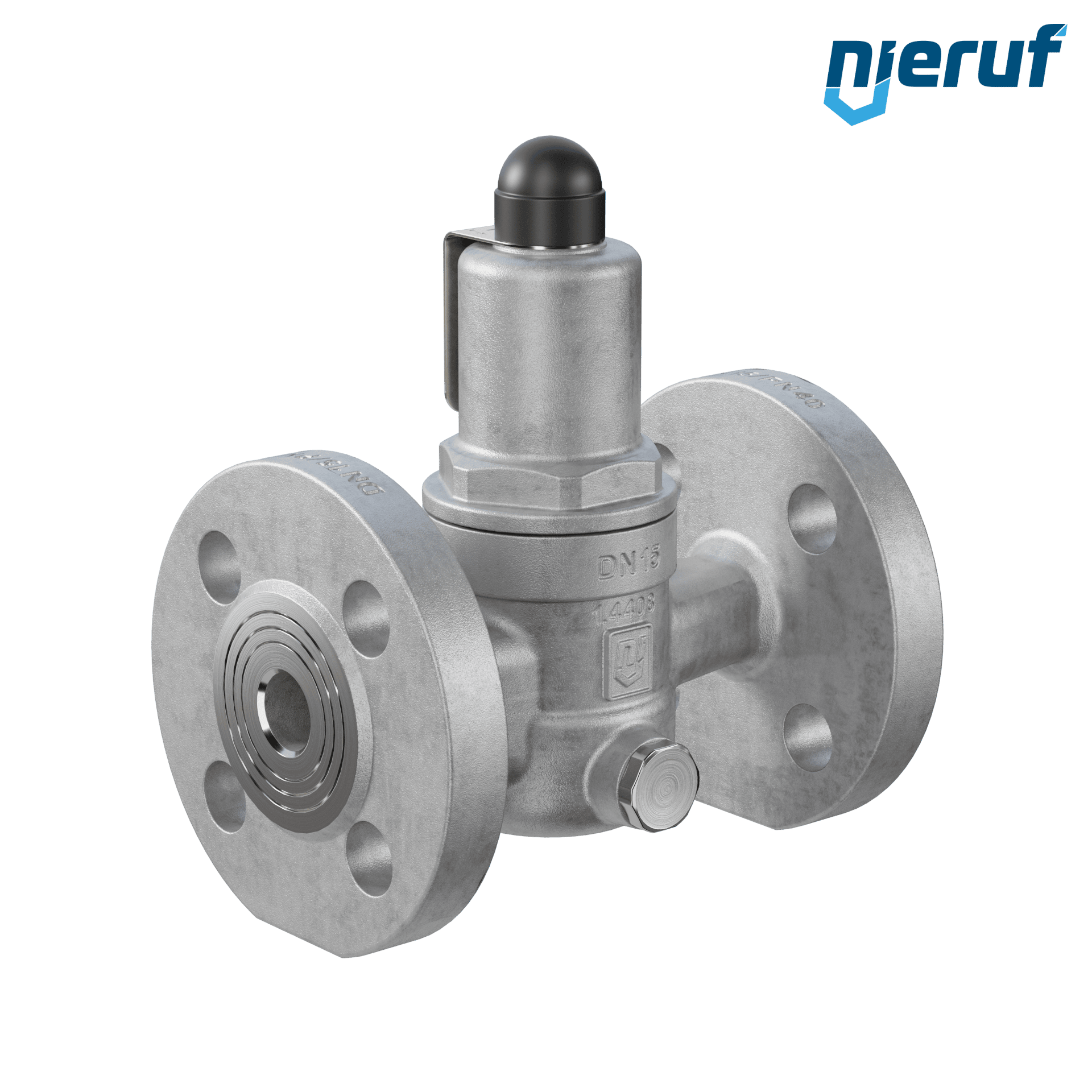 riduttore di pressione flangiato DN 15 PN40 DM08 acciaio inossidabile FKM 1.0 - 8.0 bar