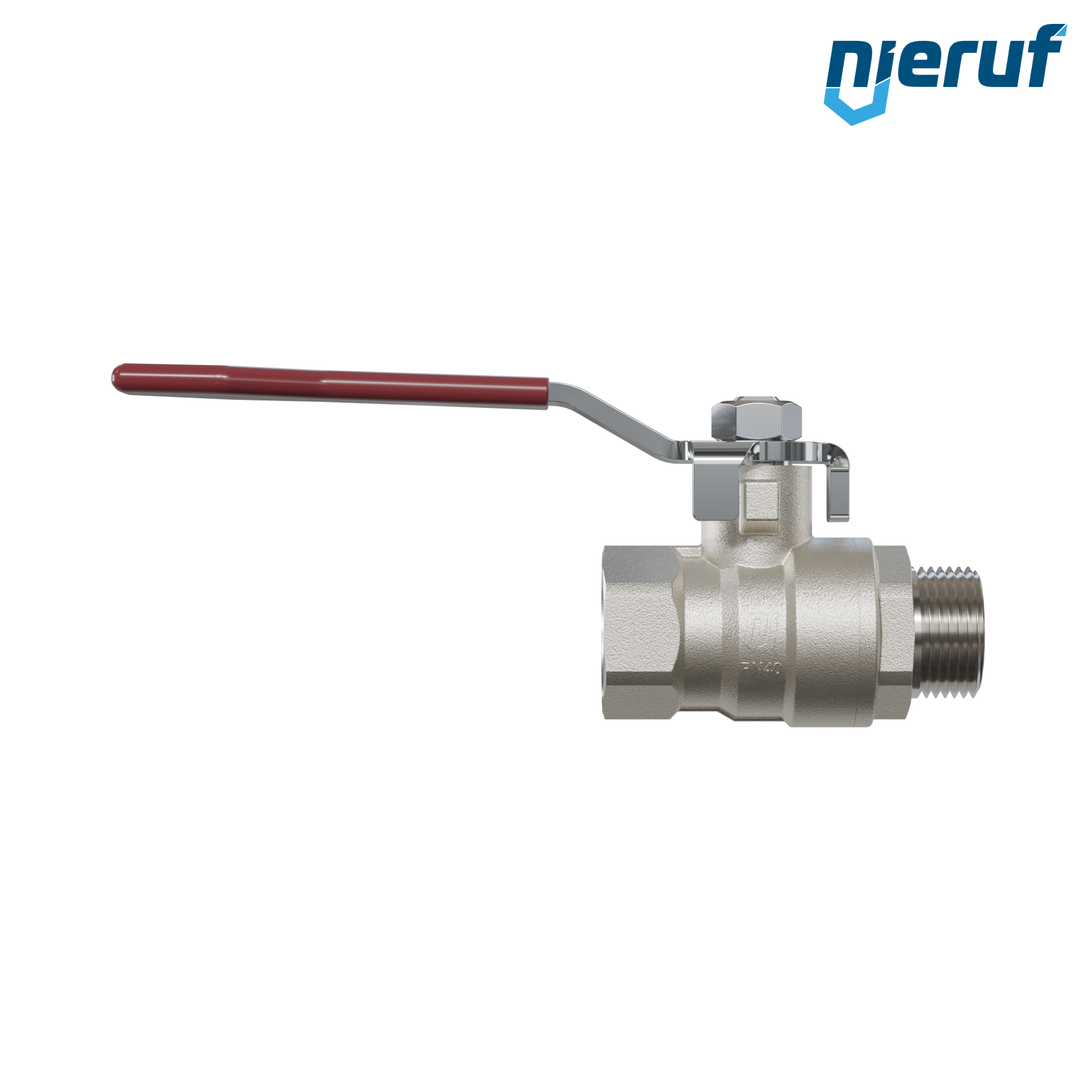 valvola a sfera a 2 vie DN10 - 3/8" pollici GK01 filettatura F x M
