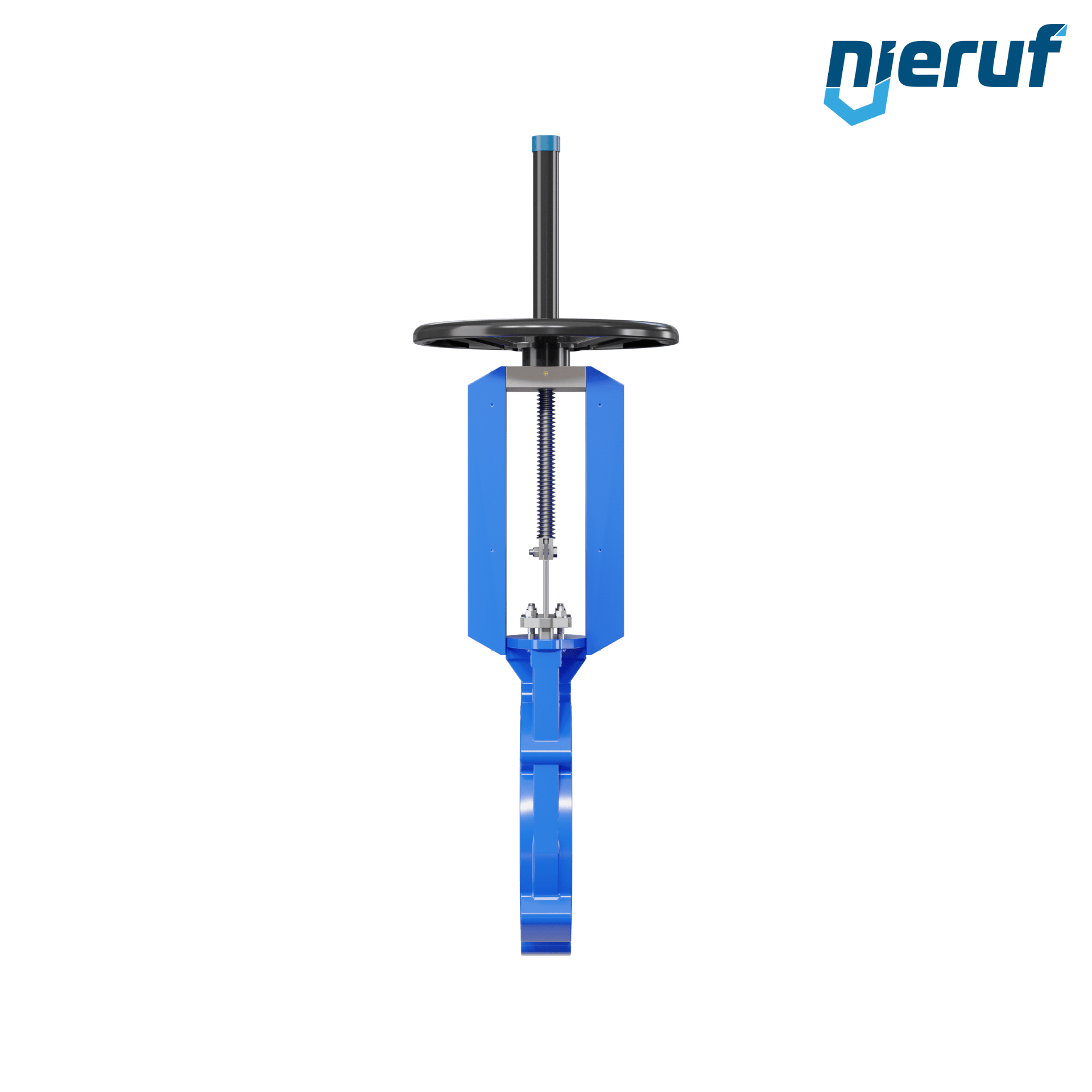valvola a ghigliottina DN 350 SR02 NBR manovella / volante