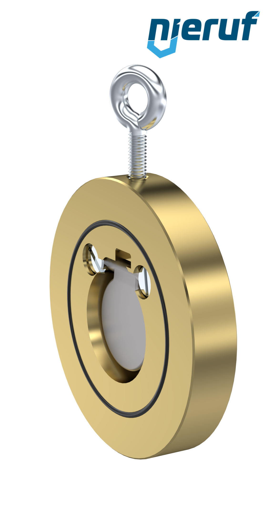Zwischenflansch-Rückschlagklappe DN32 ZR09 Alubronze 2.0975 FKM