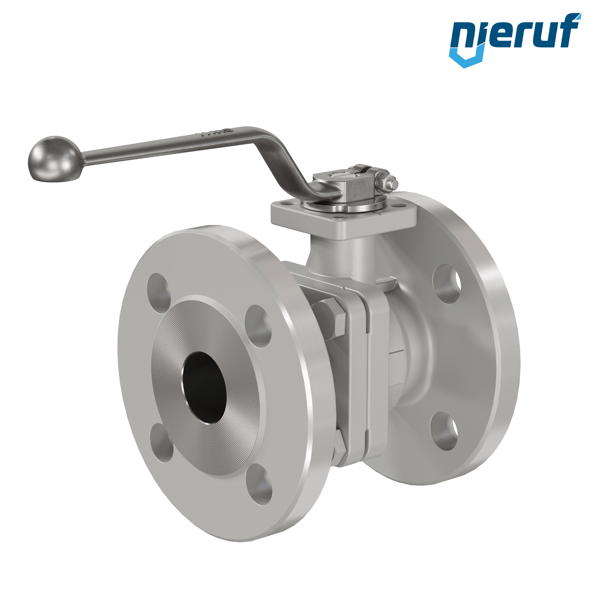 valvola a sfera flangiata per alte temperature FK12 DN32 Antimonio-Carbone guarnizione