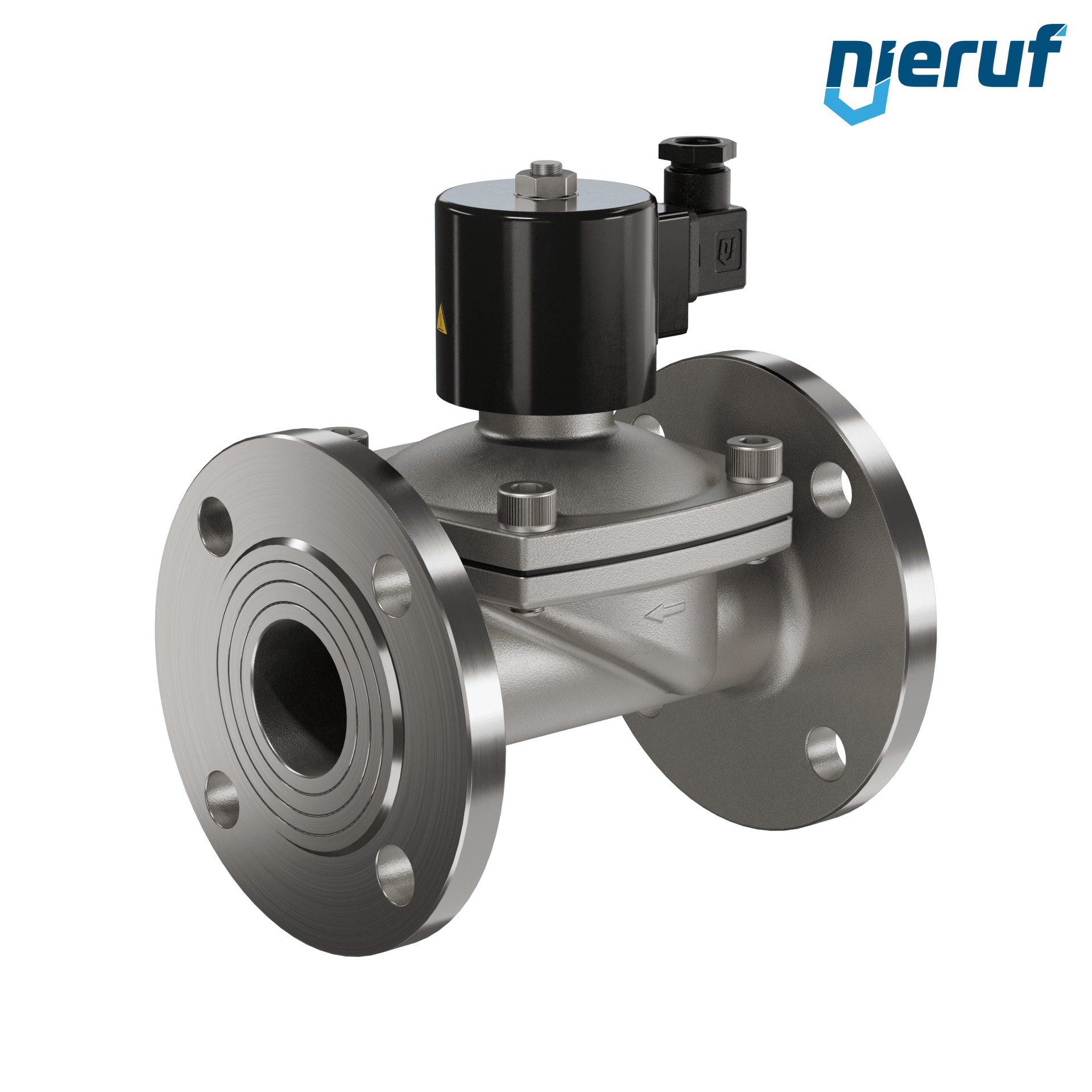 elettrovalvola flangiataDN50 acciaio inossidabile FV01 EPDM 24V DC