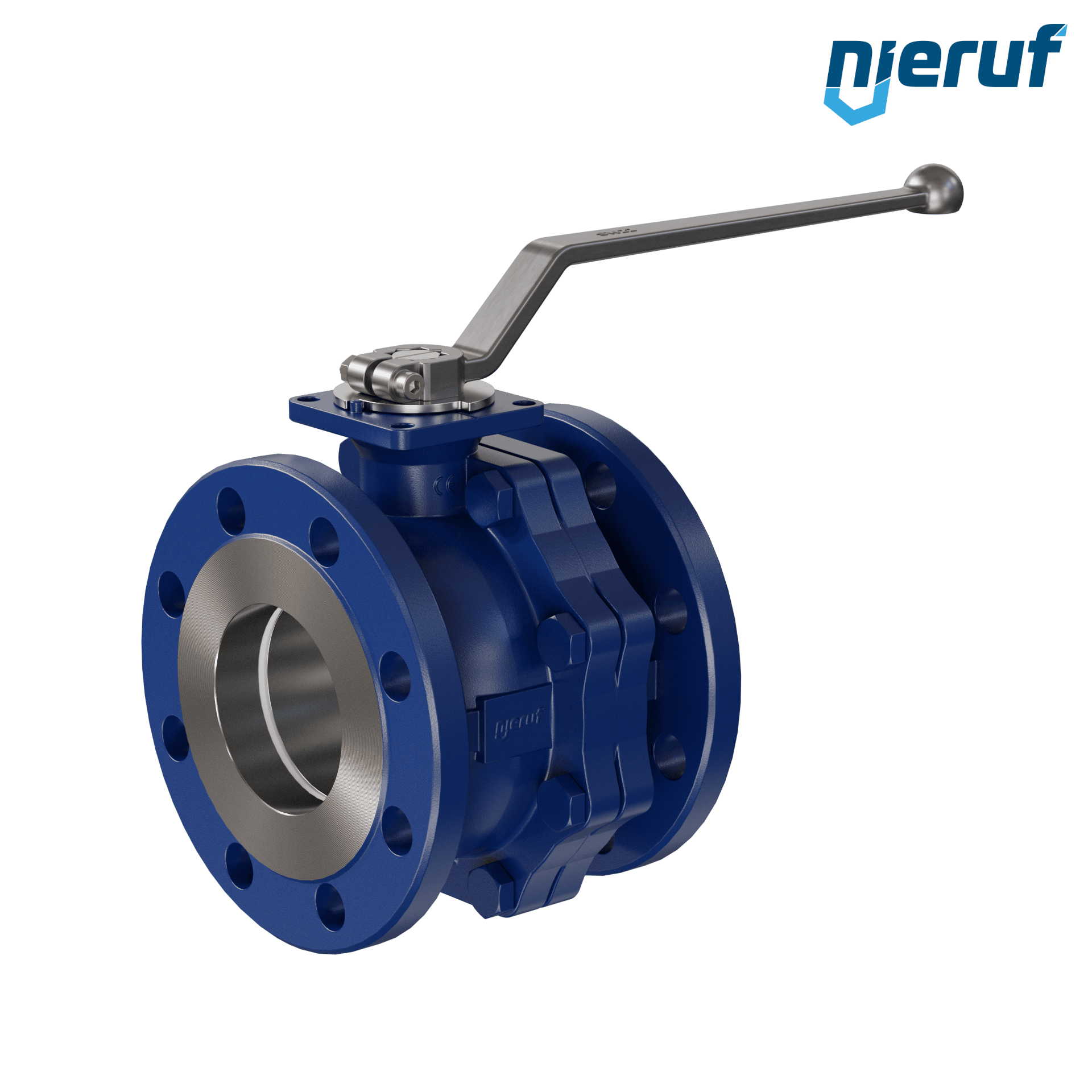 valvola a sfera flangiata per alte temperature FK12 DN100 PN40 in acciaio fuso 1.0619 fino a +25