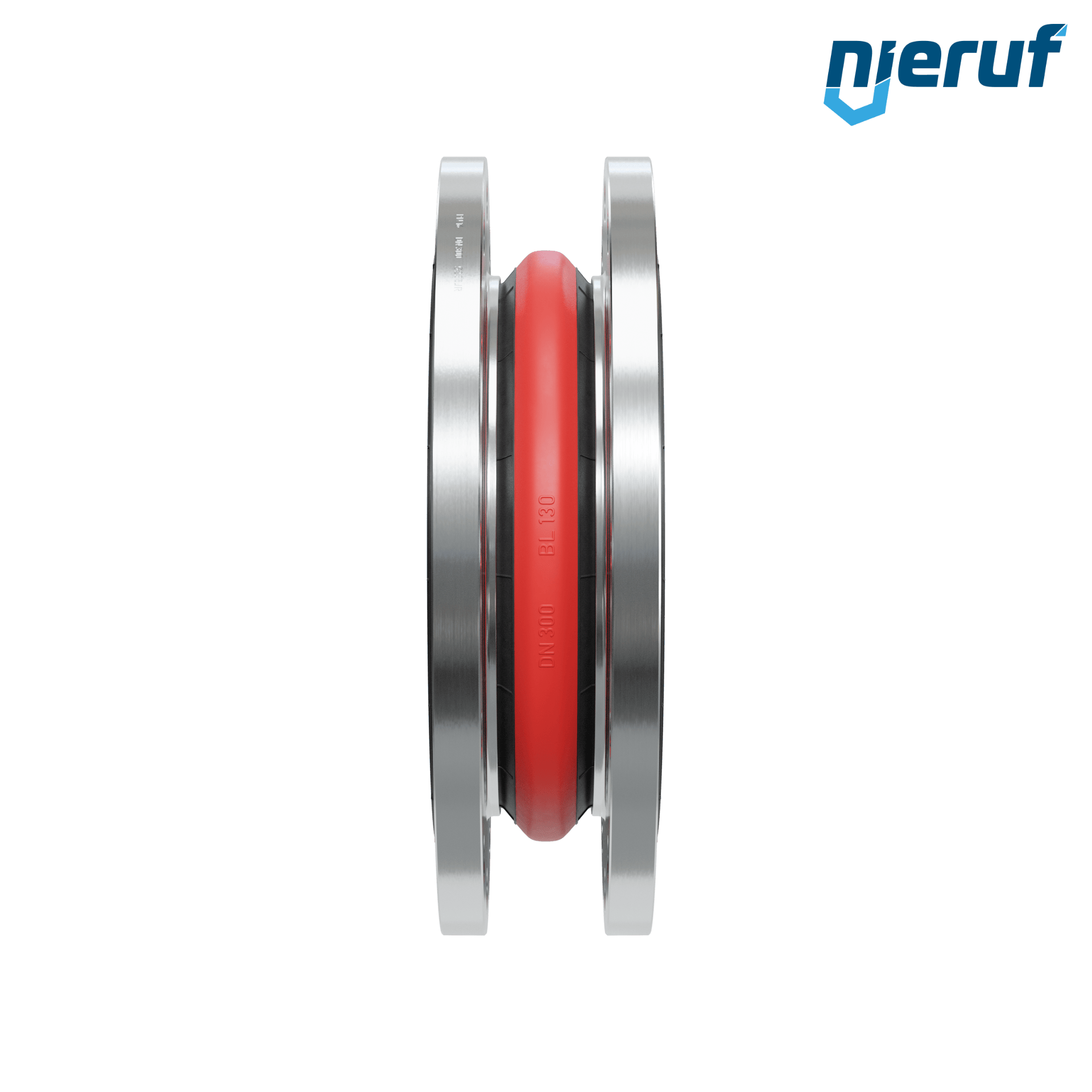 Compensatore o-ring di supporto per il vuoto DN300 PN16 versione KP04 flange in acciaio EPDM