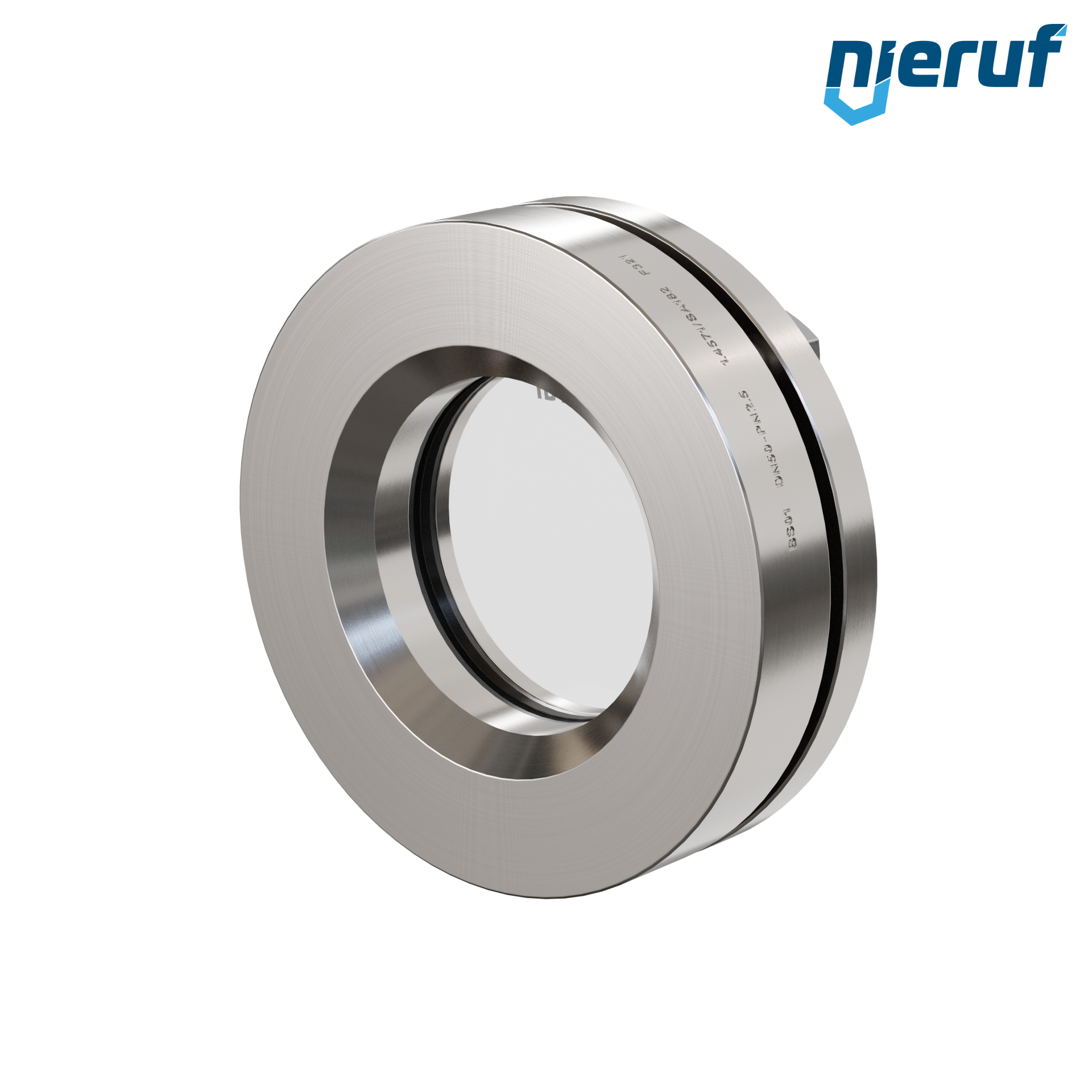 oblò di osservazione per serbatoi DN50 BS01 acciaio inossidabile 1.4571 EPDM vetro borosilicato 2,5bar