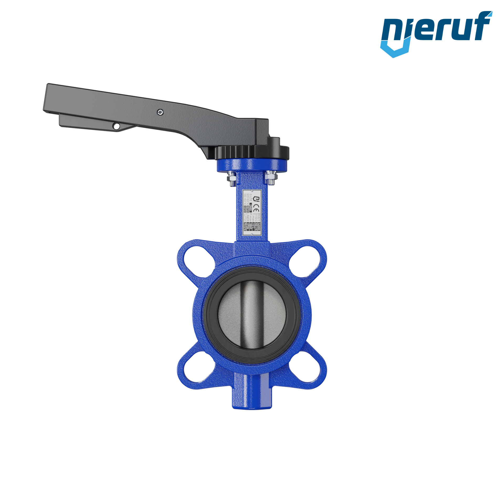 valvola a farfalla DN 65 PN16 AK05 NBR leva