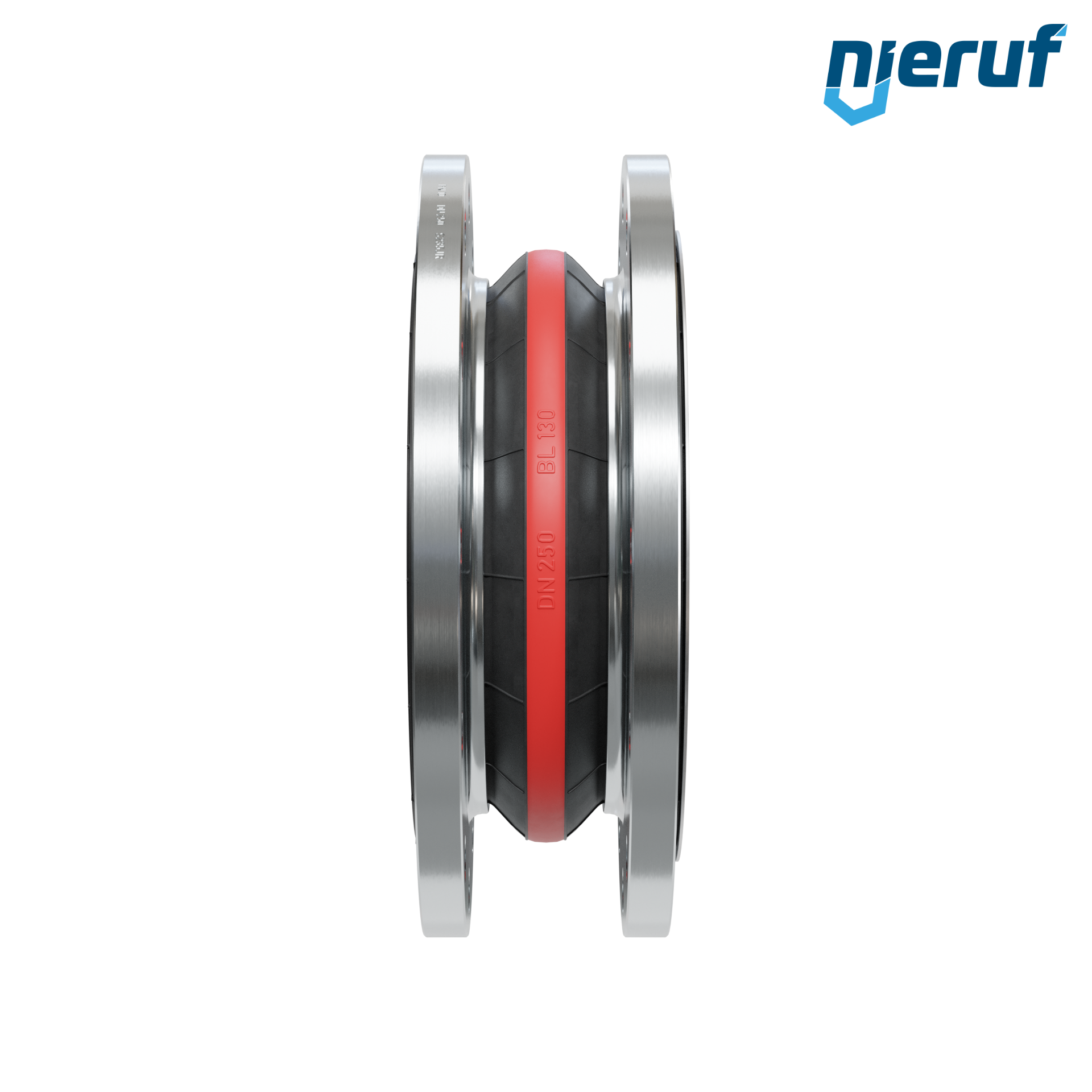 Compensatore piastra di rinforzo DN250 versione KP04 flange in acciaio EPDM