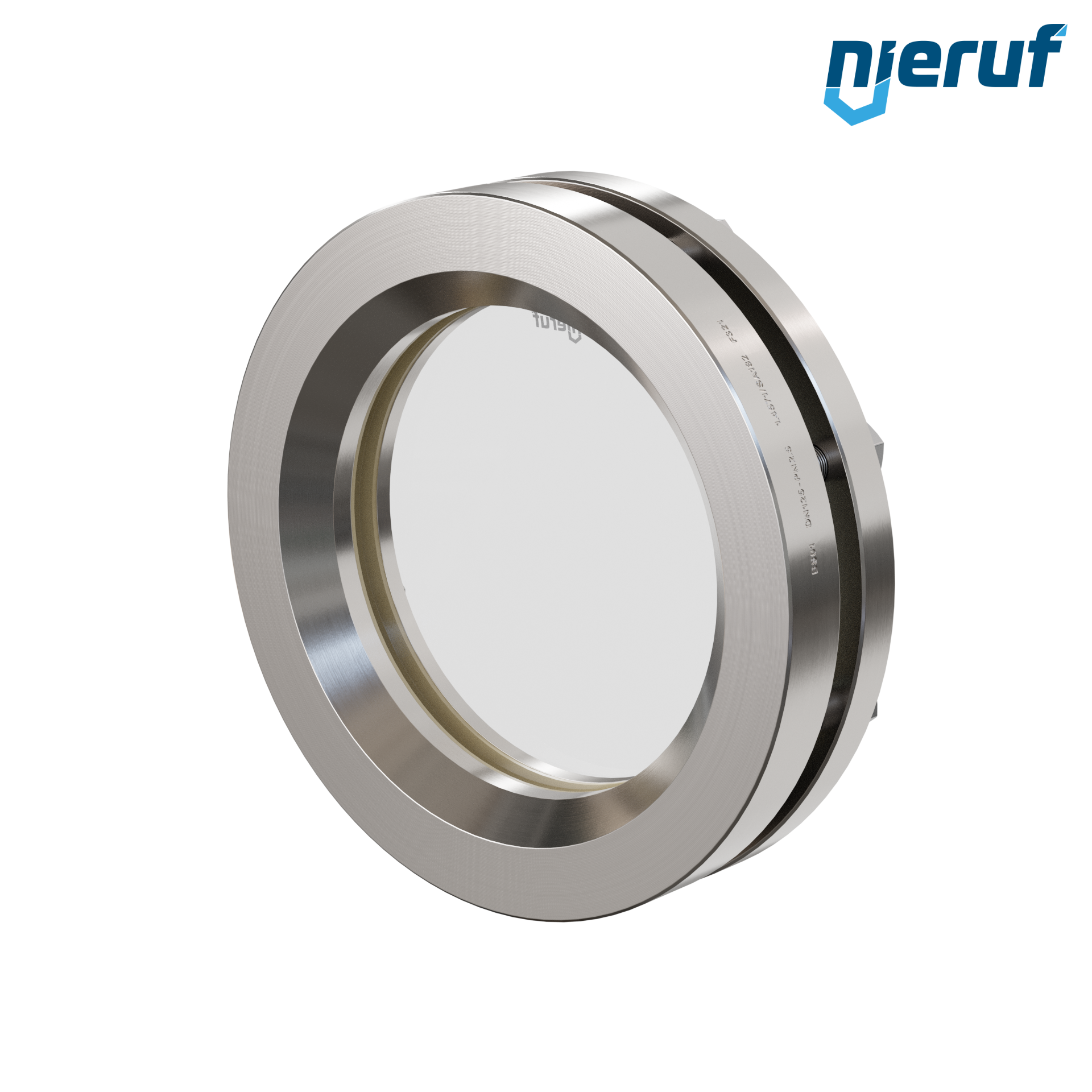 oblò di osservazione per serbatoi DN125 BS01 acciaio inossidabile 1.4571 NBR vetro borosilicato 2,5bar