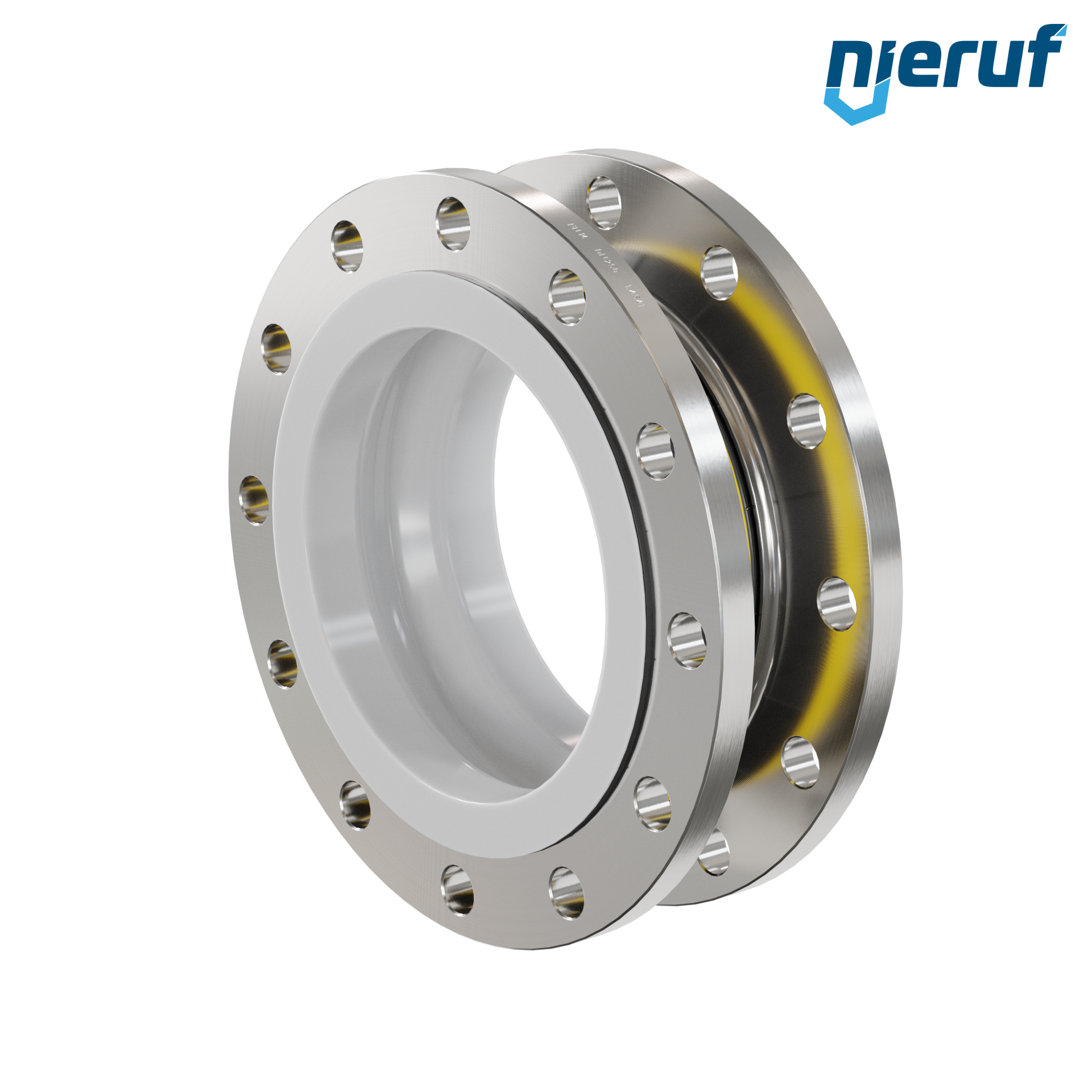 Compensatore rivestimento in PTFE DN250 PN16 versione KP04 flange in acciaio inox NBR