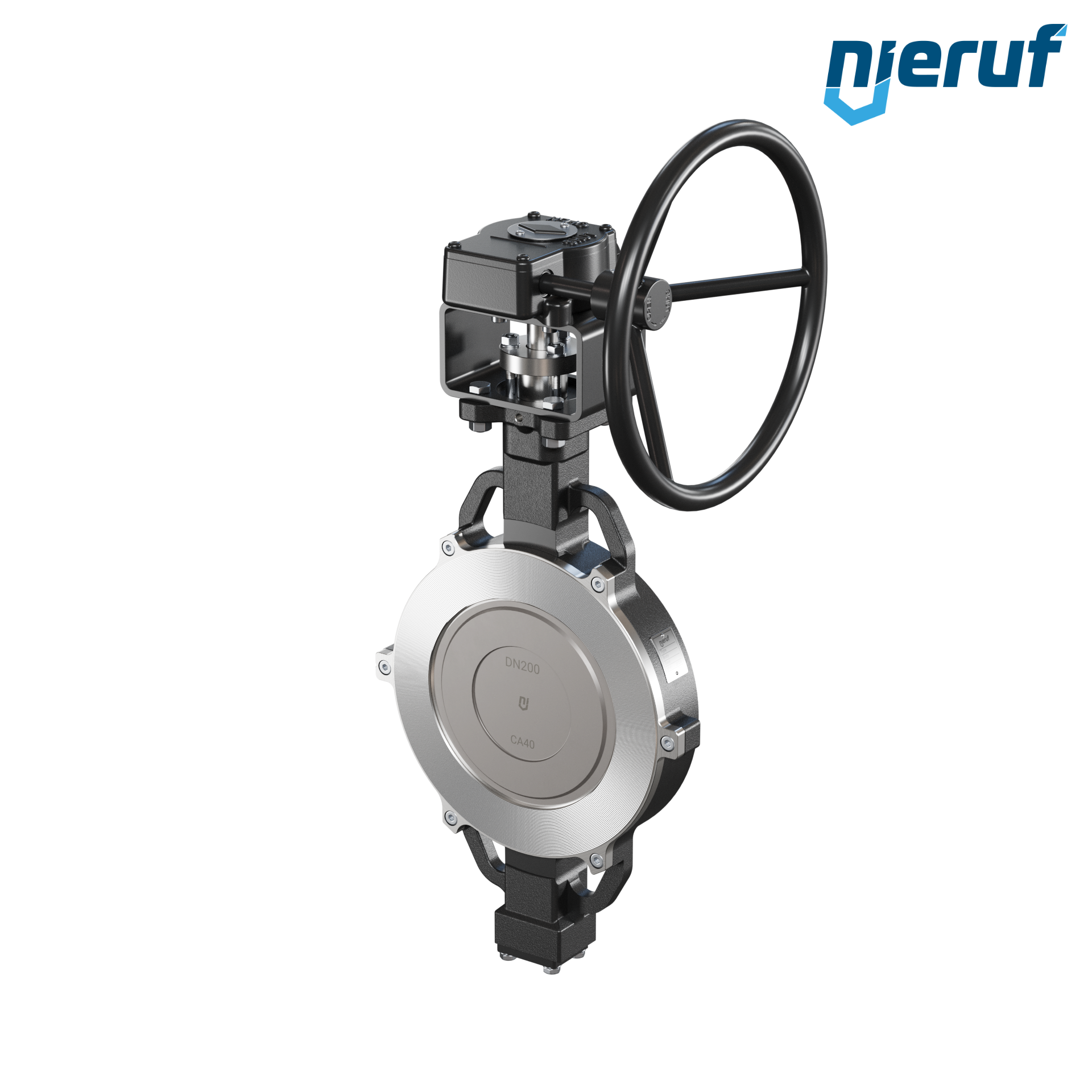 valvola a farfalla triplo eccentrico AK13 DN 200 PN10-40 ANSI150-300 volantino