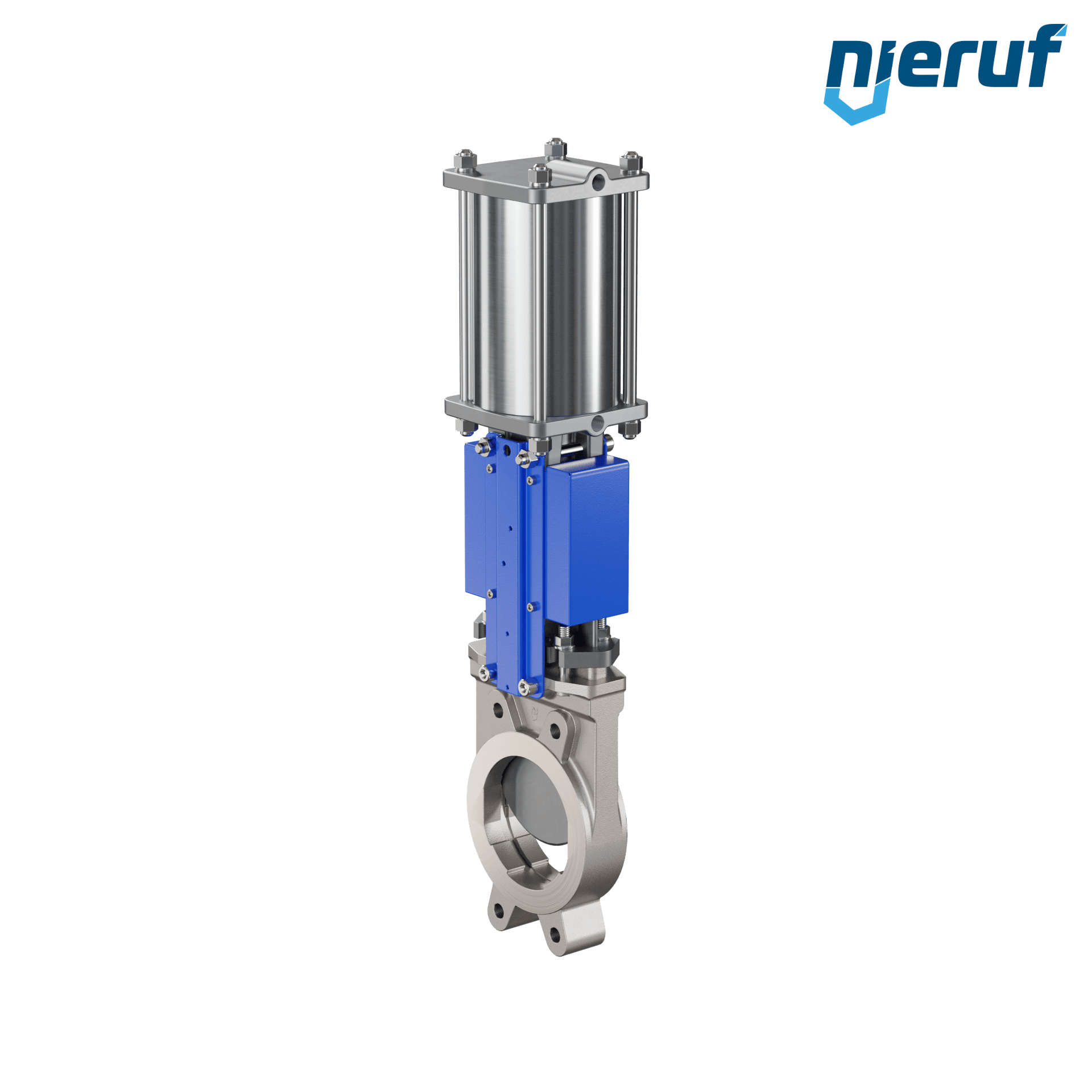 valvola a ghigliottina DN 125 SR03 EPDM attuatore pneumatico a doppio effetto