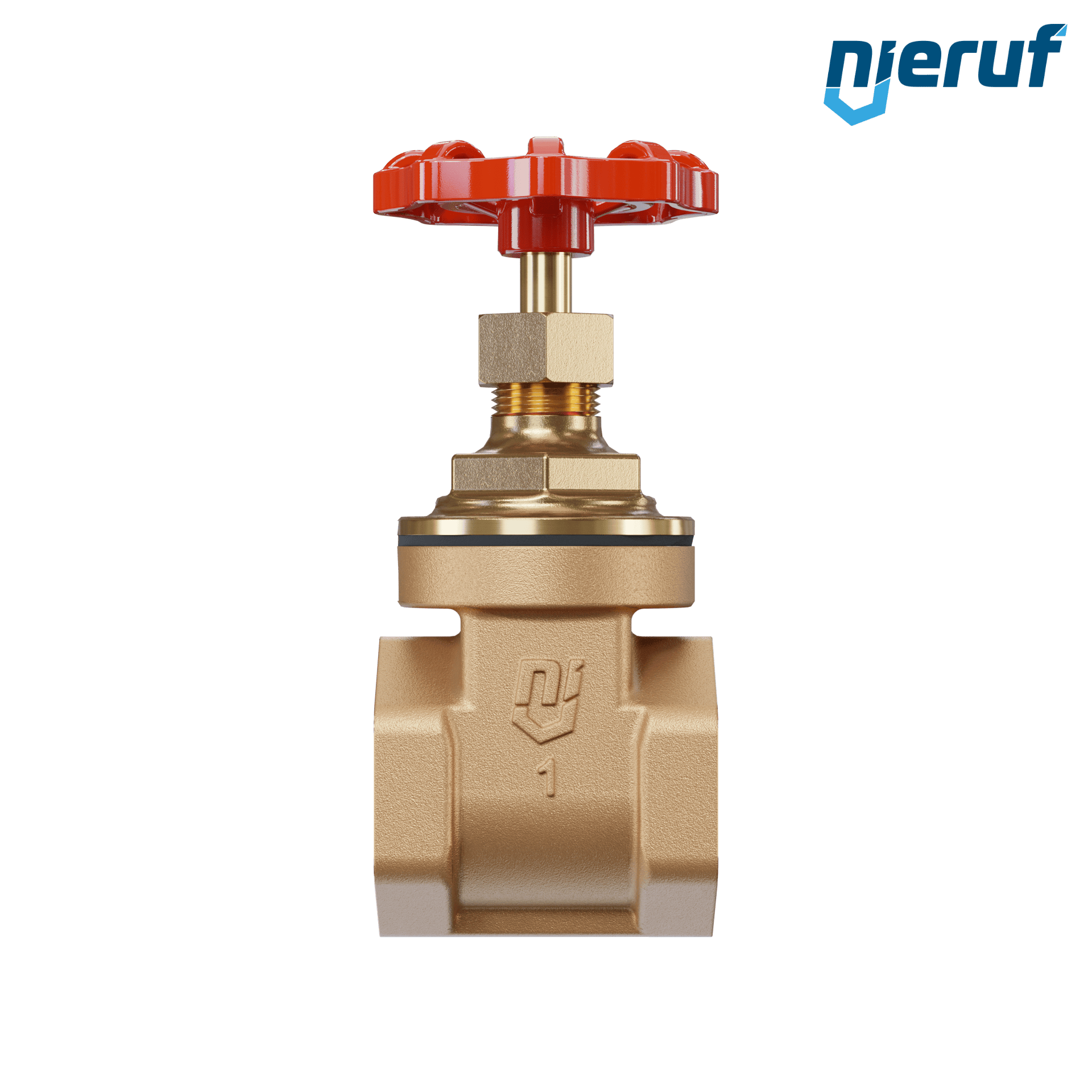 Valvola a ghigliottina filettata in bronzo AS07 DN25 - 1" PN16 EPDM