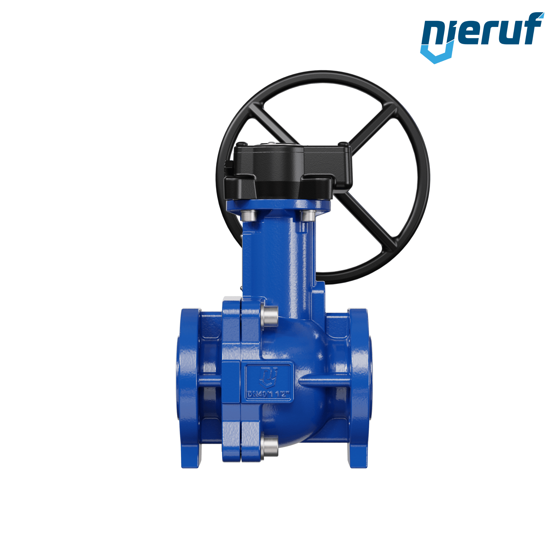 valvola a sfera flangiata PFA FK13 DN40 - 1 1/2" pollici ANSI 150 inghisa sferoidale 5.3103 con volantino manuale