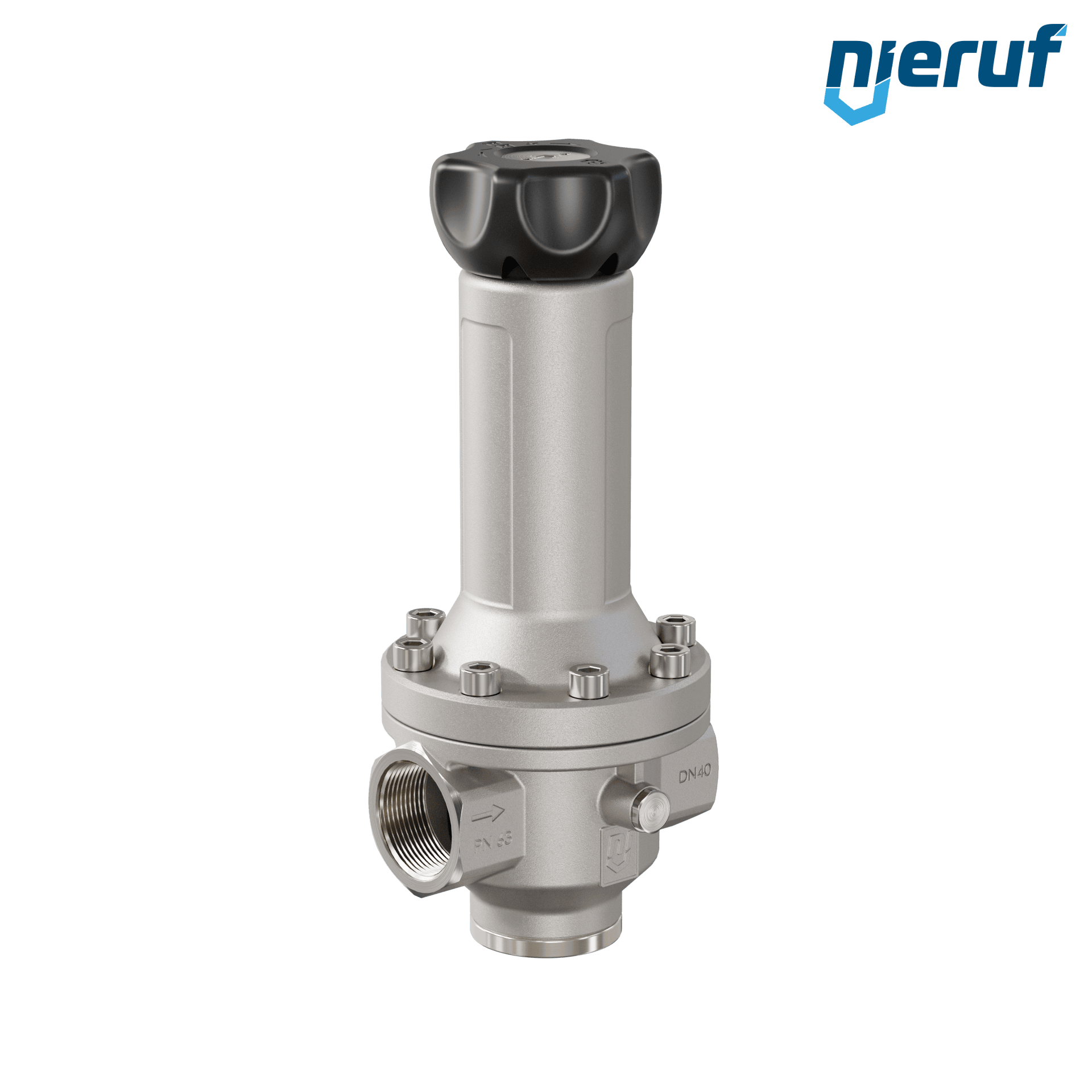 regolatore di pressione di precisione 1 1/2" pollici DM15 acciaio inossidabile FKM 0.5 - 15.0 bar