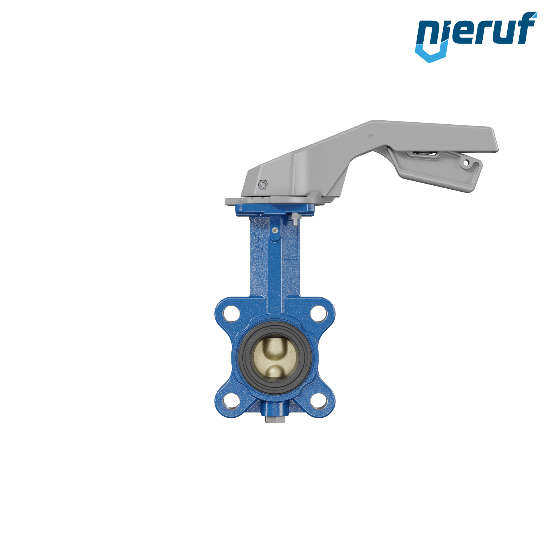 valvola a farfalla per l'acqua di mare DN 40 PN10-PN16 AK16 leva a mano