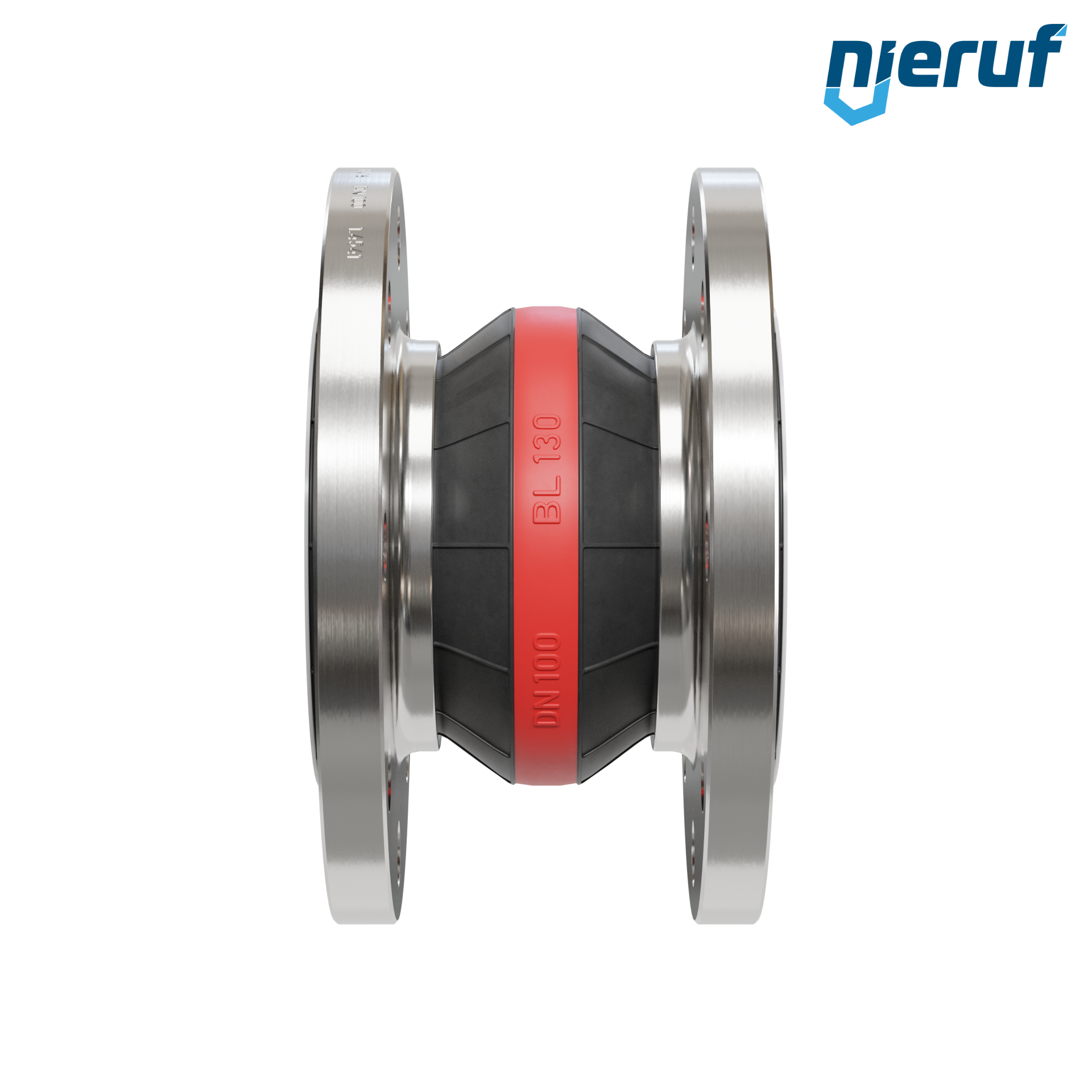 Compensatore rivestimento in PTFE DN100 versione KP04 flange in acciaio inox EPDM