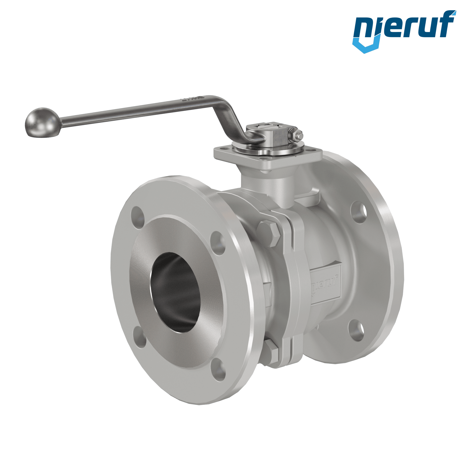 valvola a sfera flangiata per alte temperature FK12 DN65 Antimonio-Carbone guarnizione