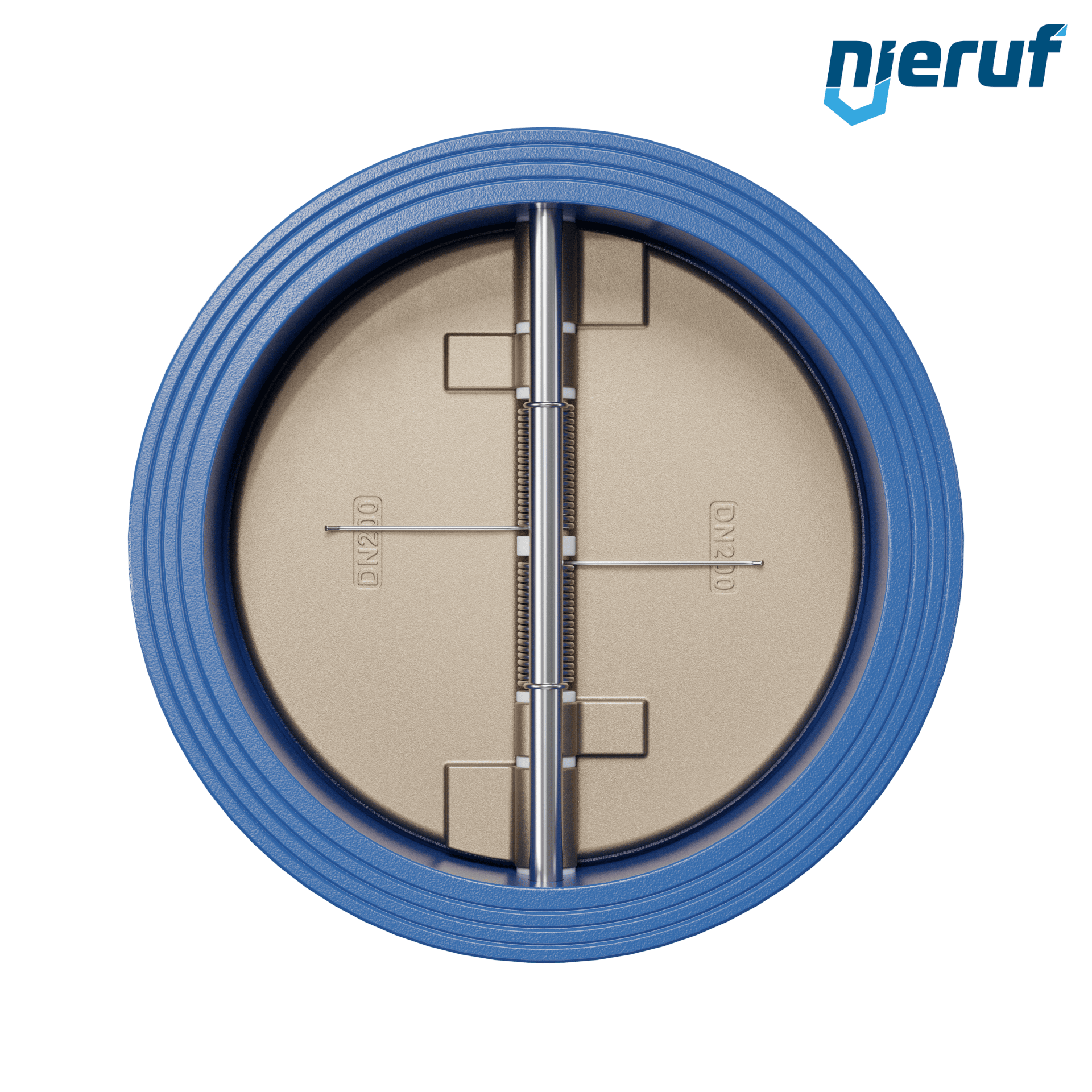 valvola di ritegno a doppio battente DN200 DR04 GGG40 NBR