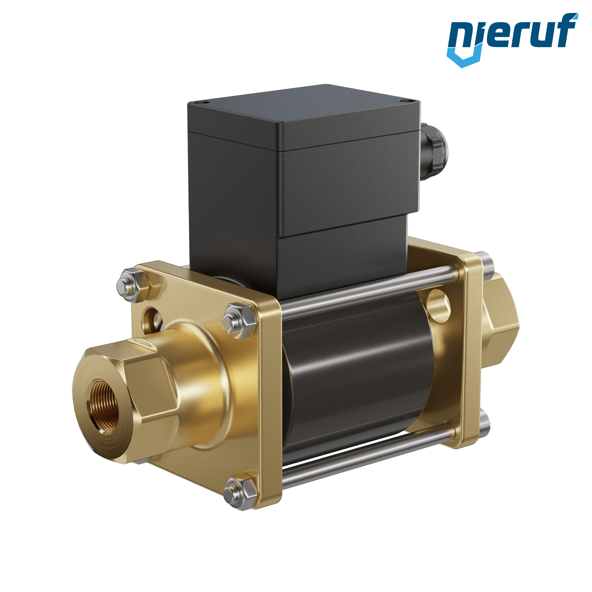 valvola coassiale ATEX CV06 3/8" pollici filettatura interna - DN10 ottone 230V AC NC