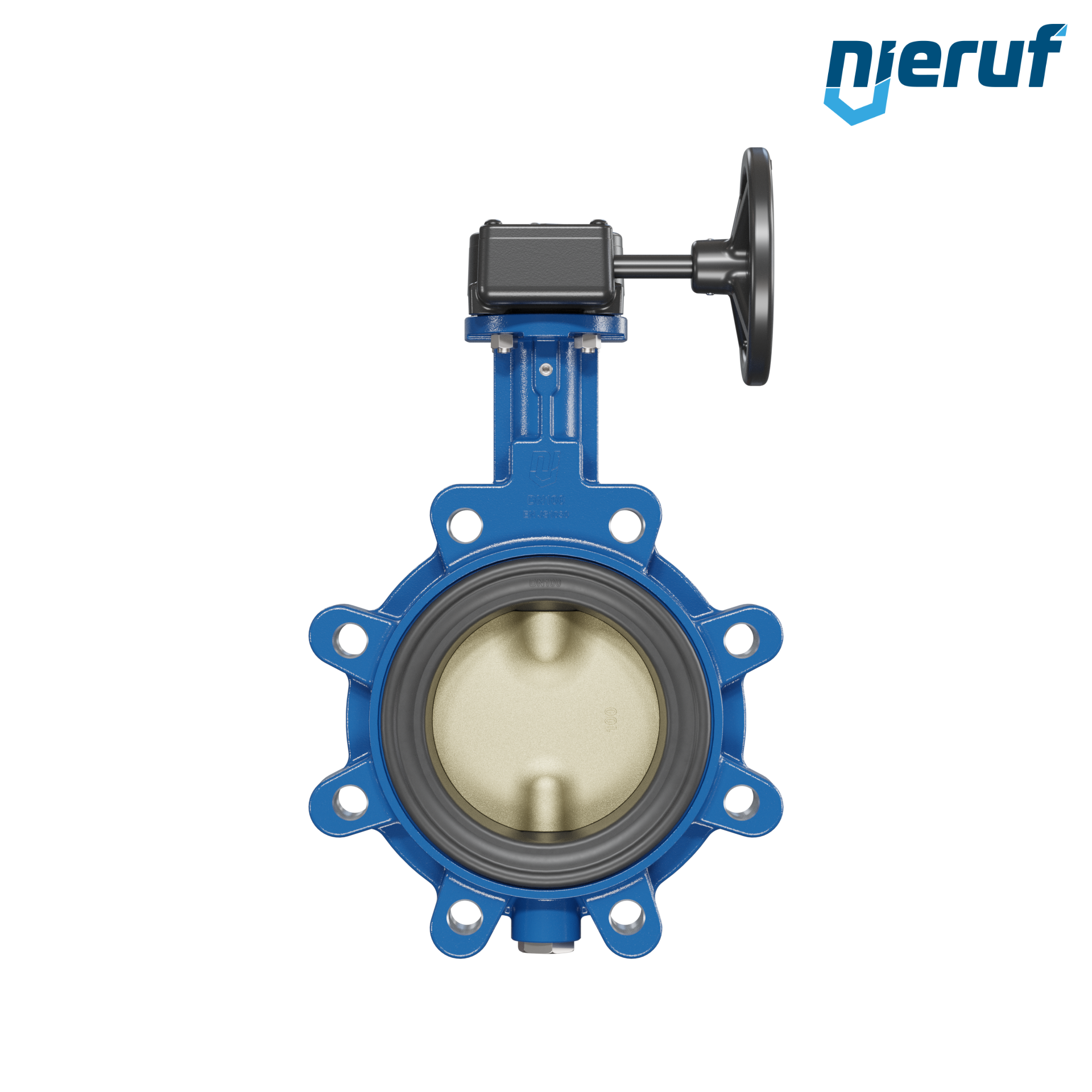 valvola a farfalla per l'acqua di mare DN 100 PN10-PN16 AK16 volantino