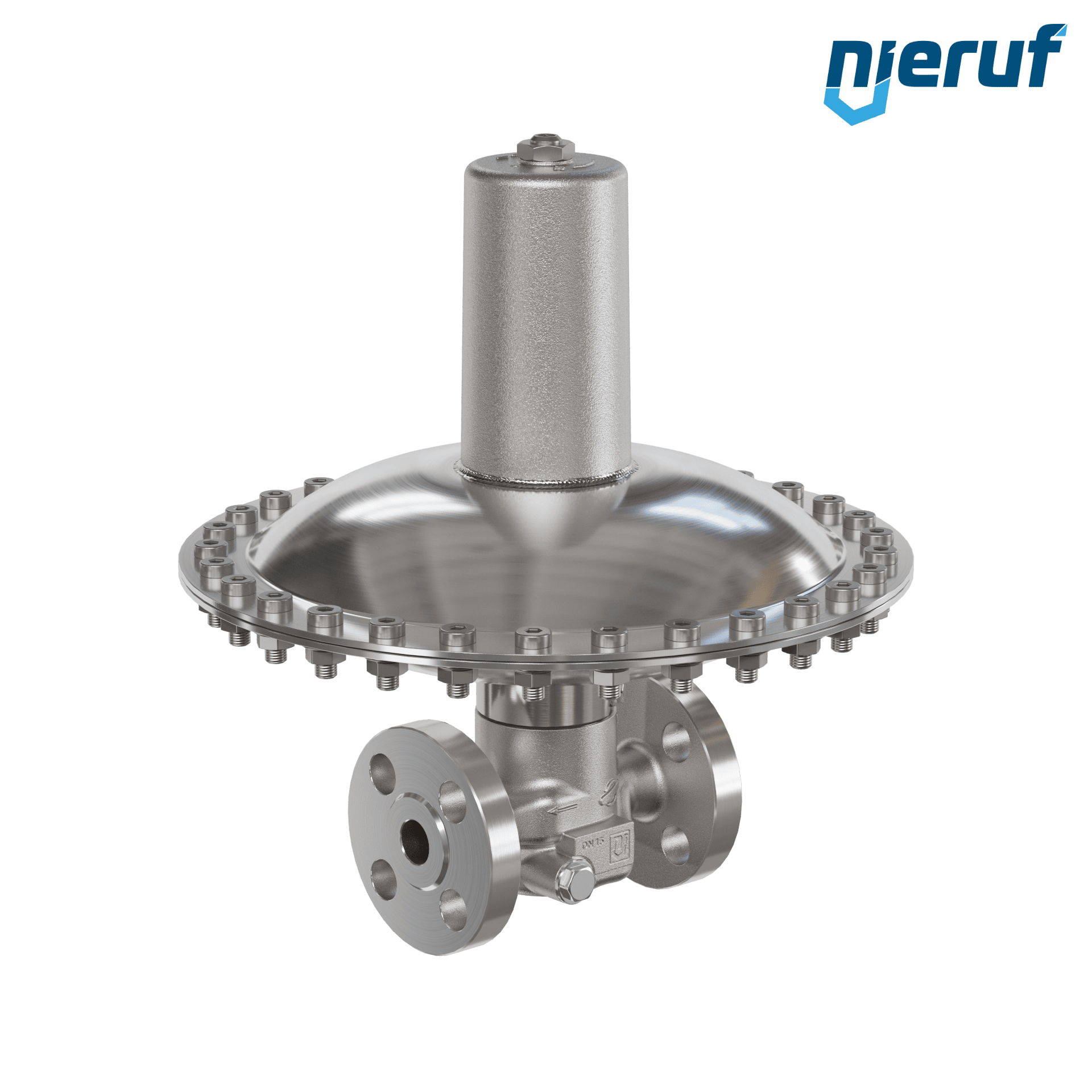 valvola di troppo pieno in millibar flangia ANSI 150 DN15 UV18 acciaio inossidabile EPDM / PTFE 50 - 500 mbar