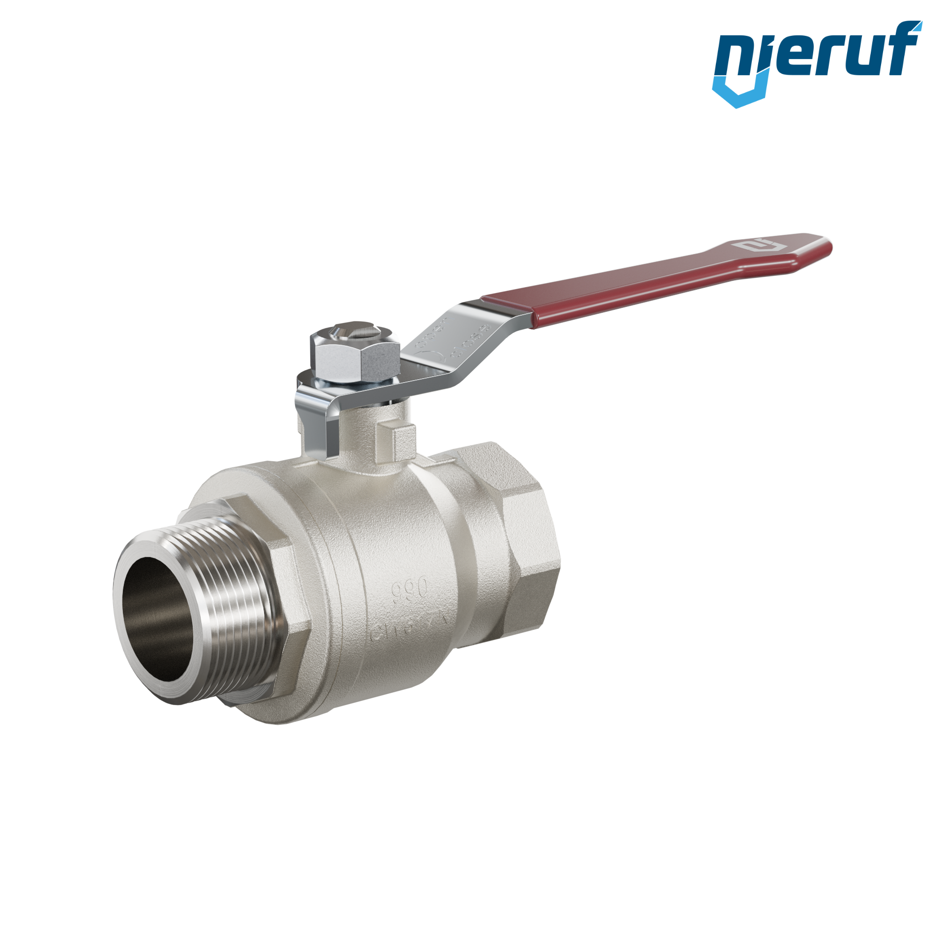 valvola a sfera a 2 vie DN20 - 3/4" pollici GK01 filettatura F x M