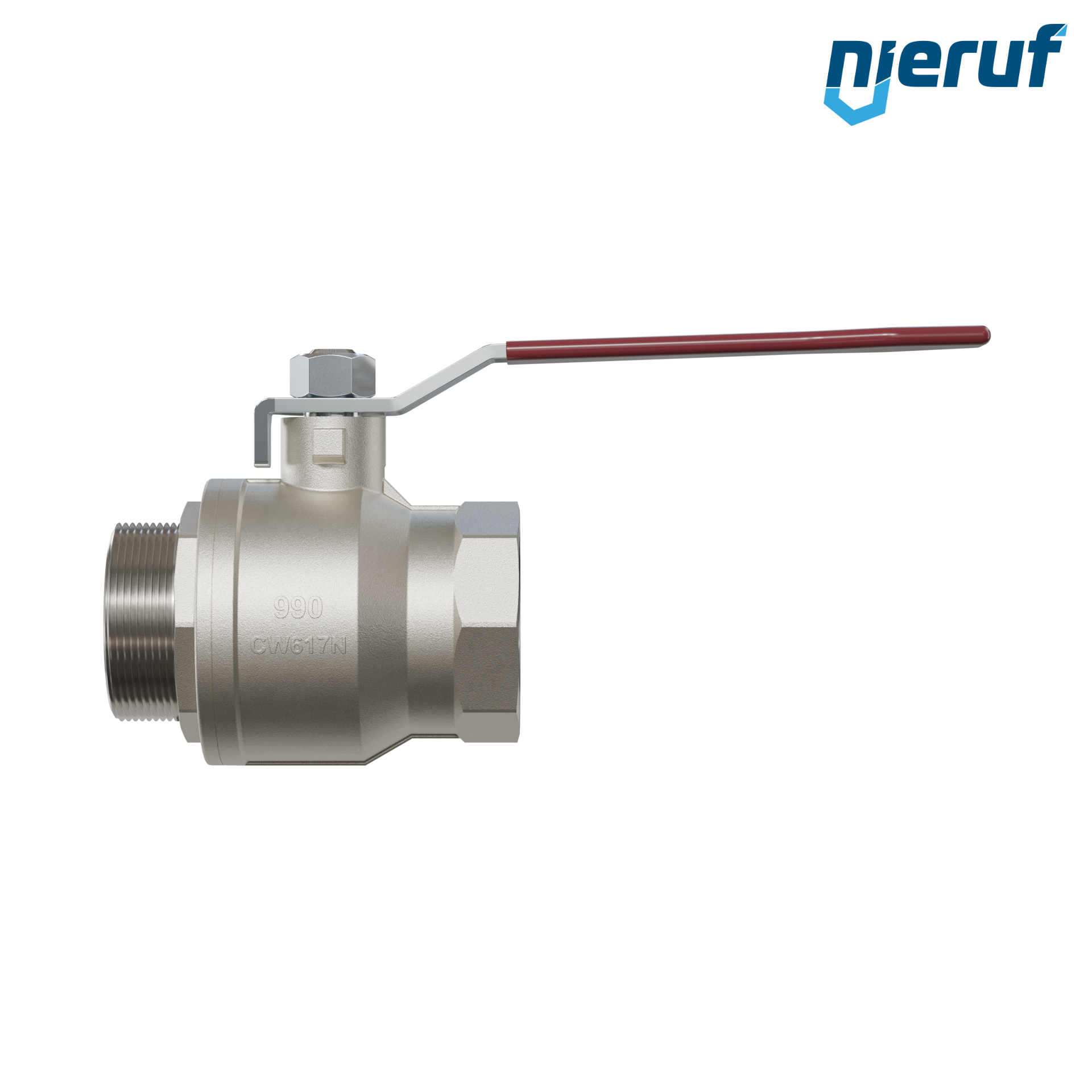 valvola a sfera a 2 vie DN40 - 1 1/2" pollici GK01 filettatura F x M