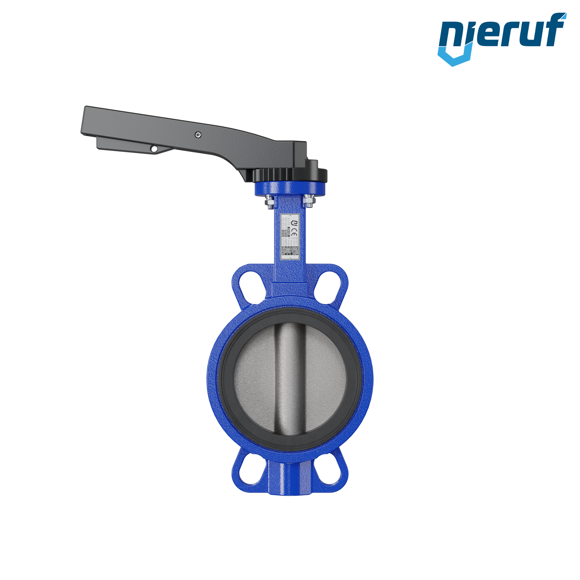 valvola a farfalla DN 100 PN16 AK05 NBR leva
