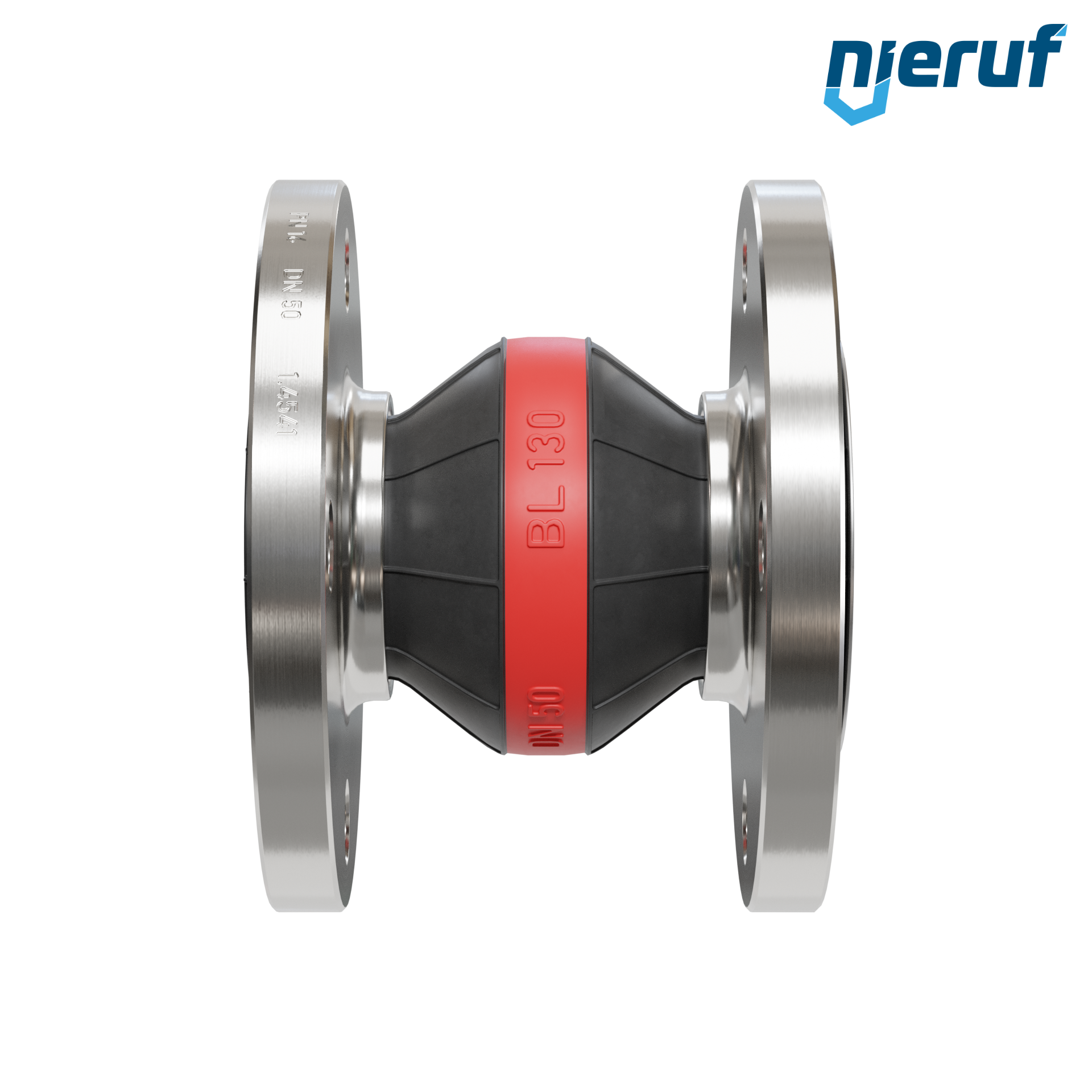 Compensatore piastra di rinforzo DN50 versione KP04 flange in acciaio inox EPDM