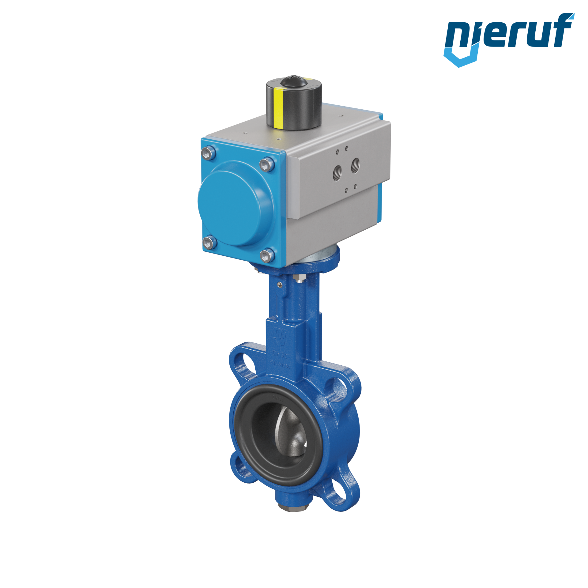 Butterfly valve DN 50 AK01 EPDM DVGW drinking water, WRAS, ACS, W270 pneumatic actuator single acting normally open