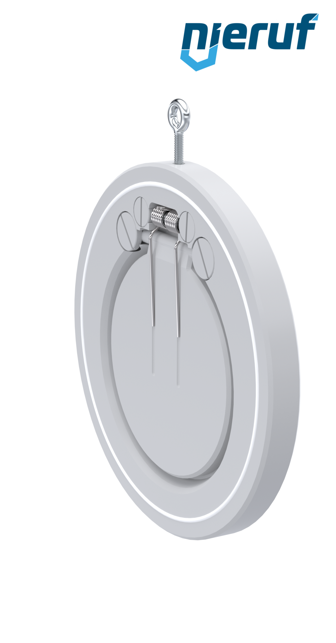 Zwischenflansch-Rückschlagklappe mit Feder DN150 ZR13 Kunststoff PVDF PTFE