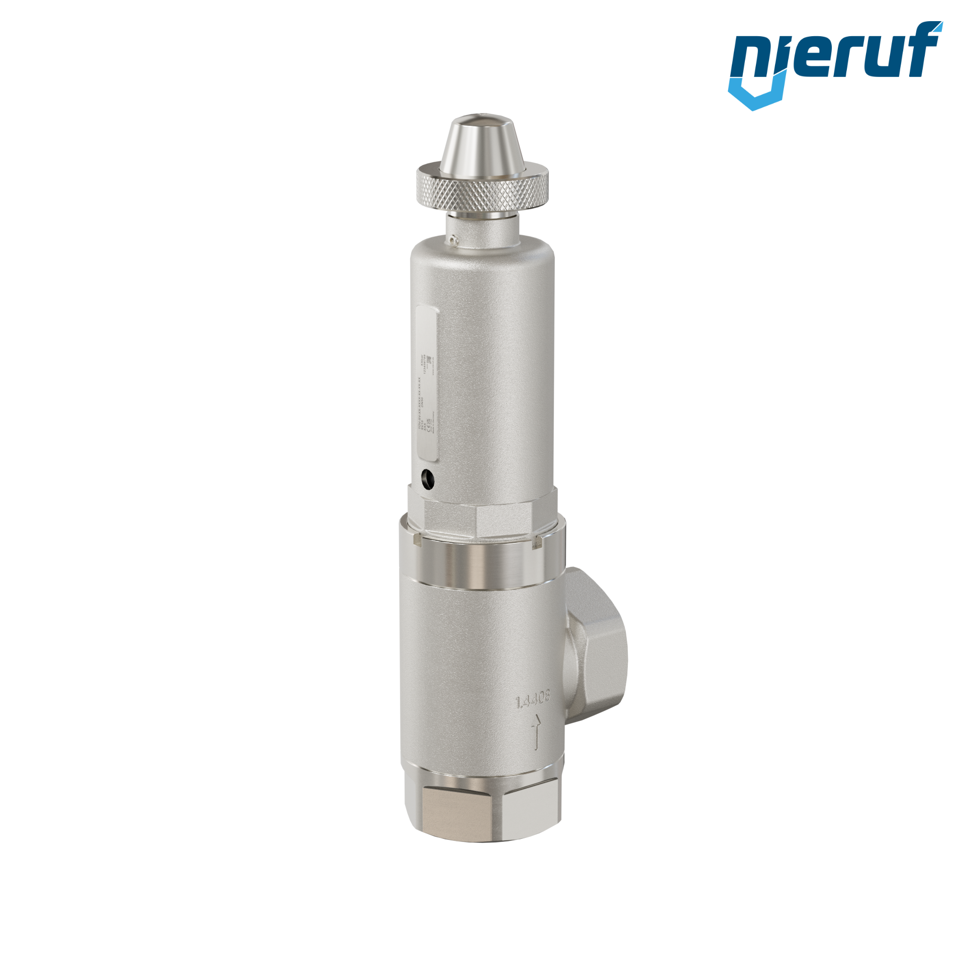 valvola di sicurezza 2" x 2" F SV10 fluidi gassosi, acciaio inox PTFE