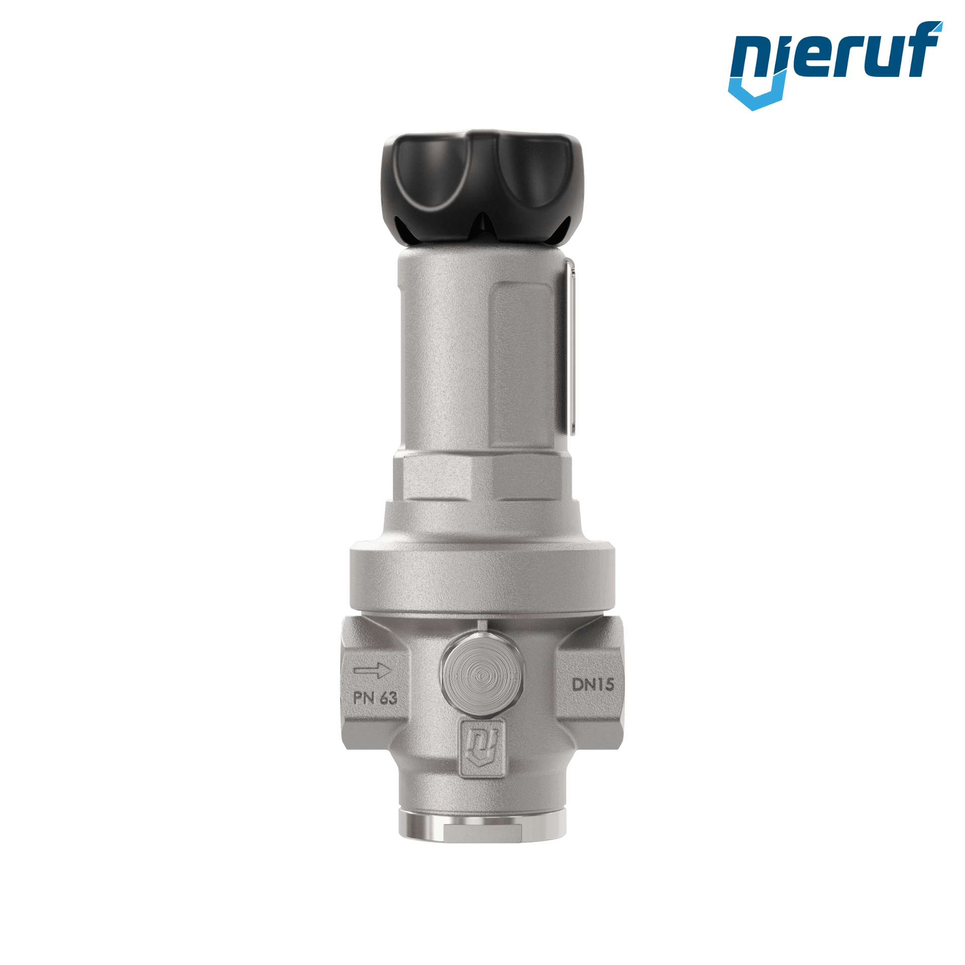 regolatore di pressione di precisione 1/2" pollici DM15 acciaio inossidabile EPDM 10.0 - 50.0 bar