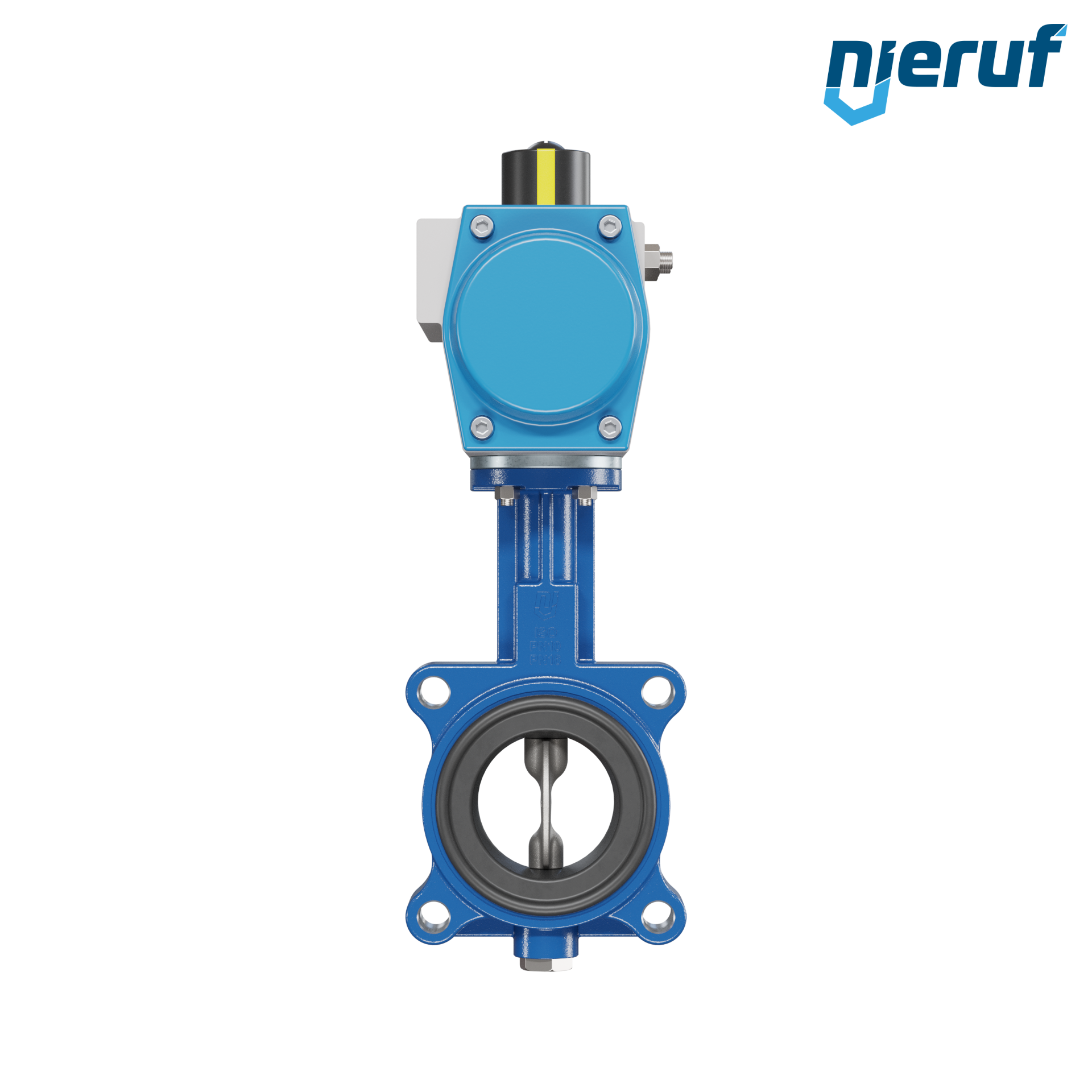 Butterfly valve DN 65 AK02 EPDM high temperature & FDA pneumatic actuator single acting normally open