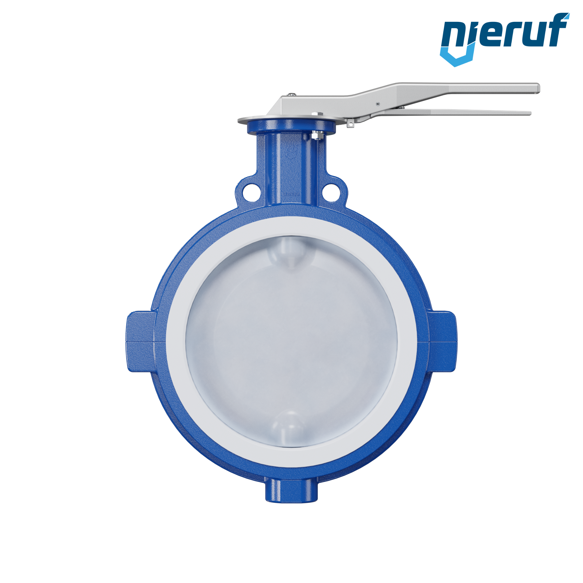 valvola a farfalla PFA PTFE AK09 DN300 ANSI150 leva inserto in FKM