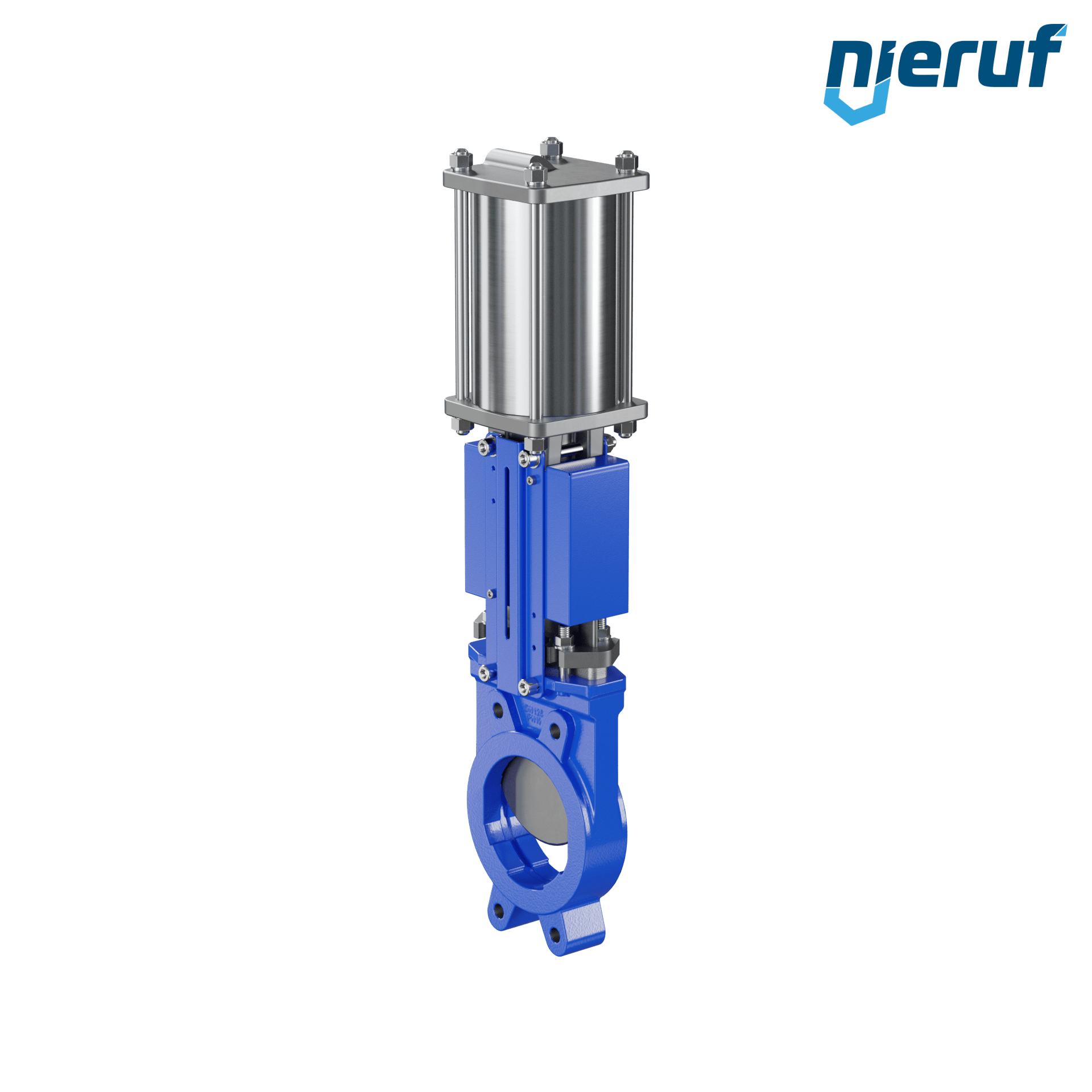valvola a ghigliottina DN 125 SR02 NBR attuatore pneumatico a doppio effetto