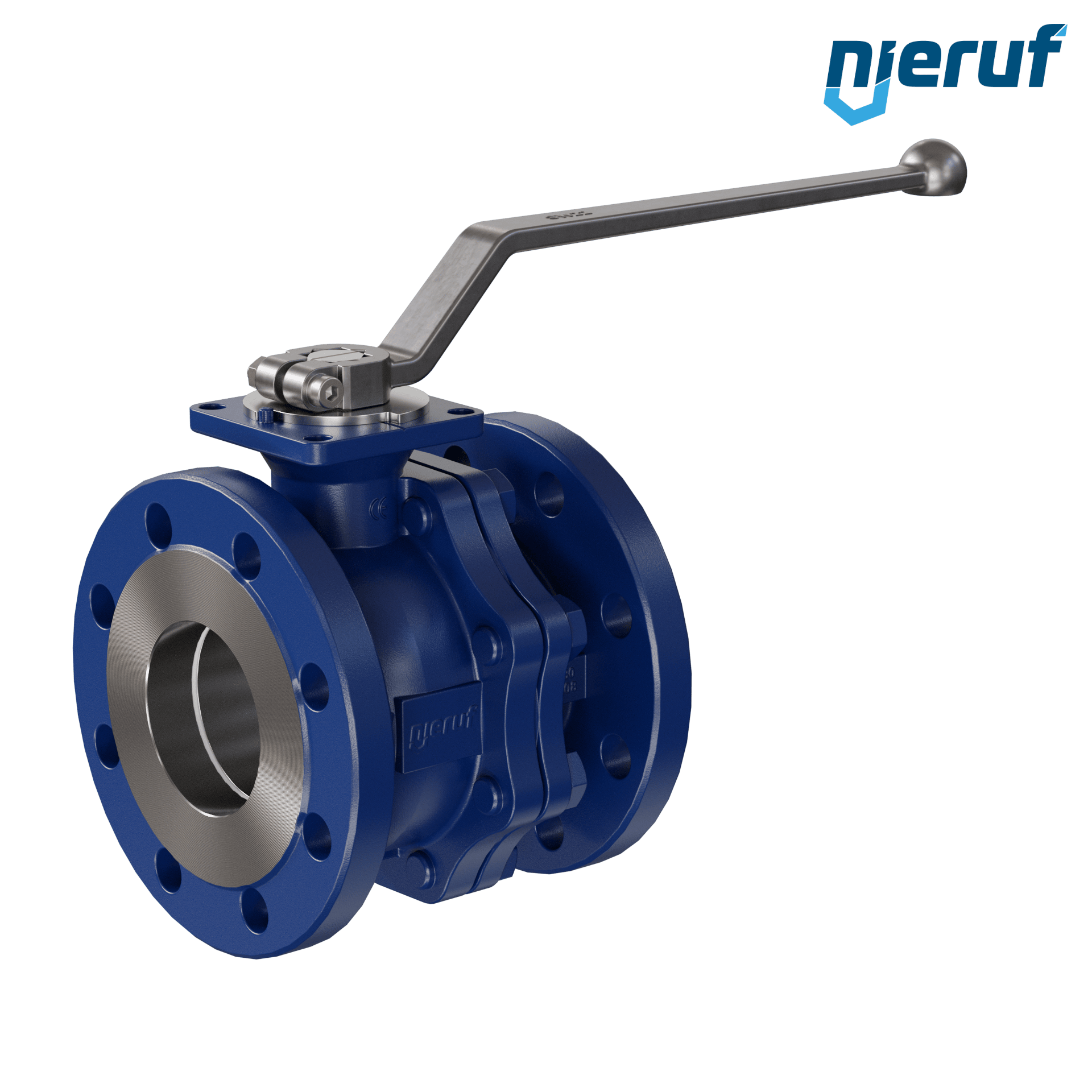 valvola a sfera flangiata per alte temperature FK12 DN80 PN40 in acciaio fuso 1.0619 fino a +25