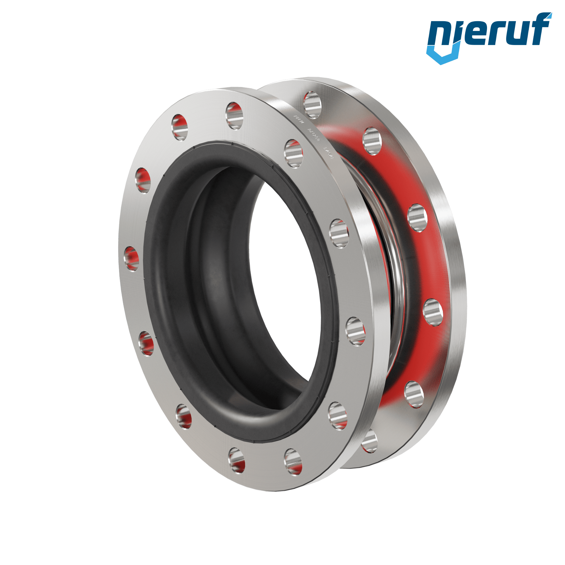 Compensatore DN250 PN16 tipo KP04 flange acciaio inox, manicotto EPDM
