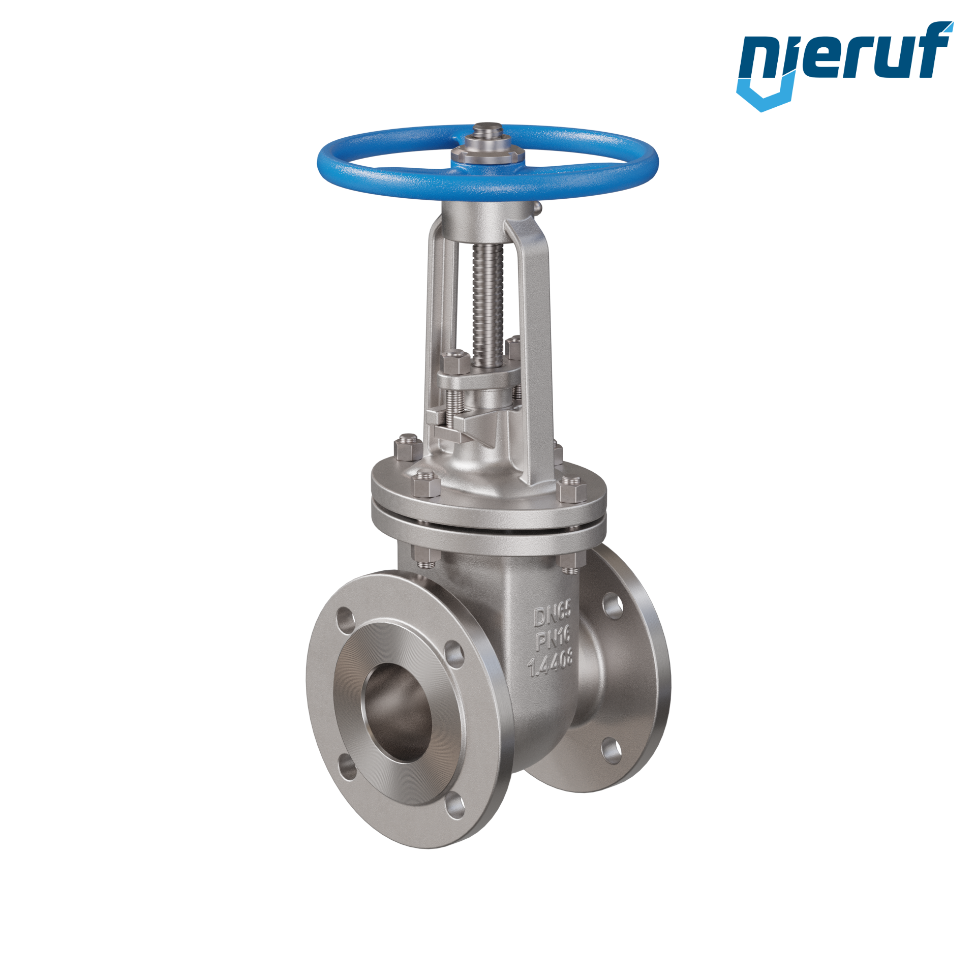 Valvola a saracinesca a corpo piatto in acciaio inox AISI 316 AS03 DN65 PN16