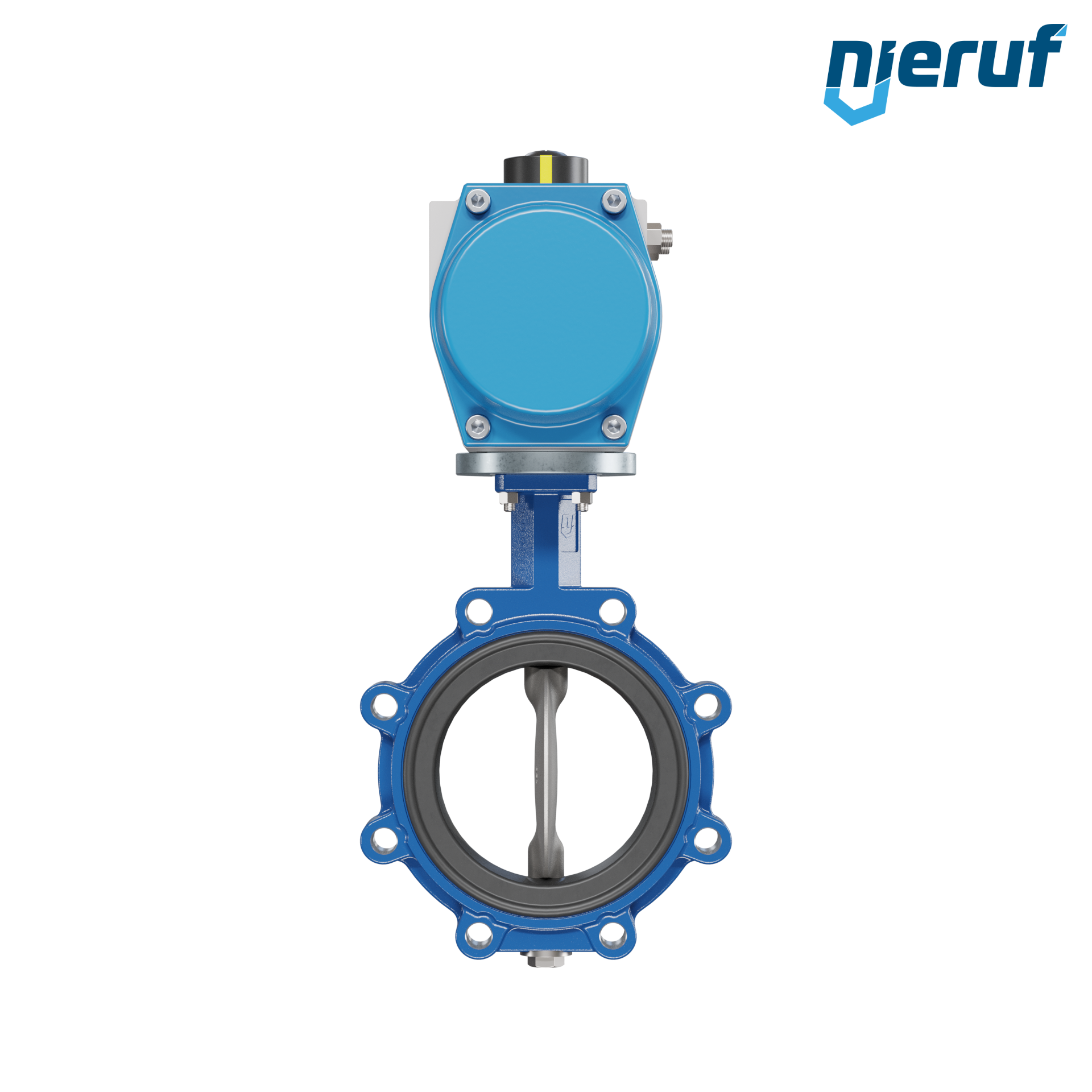 Butterfly valve DN 150 AK02 EPDM high temperature & FDA pneumatic actuator single acting normally open